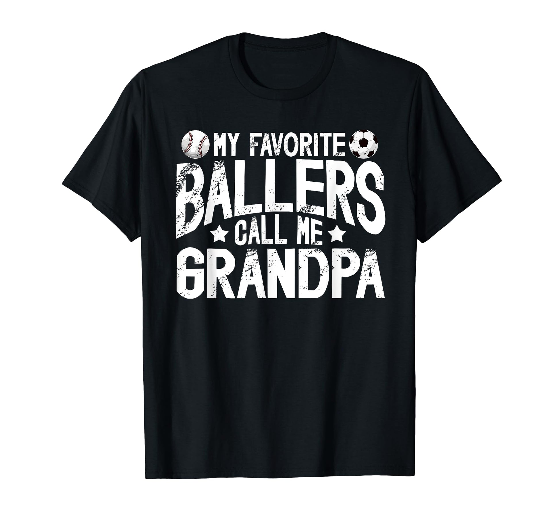 My Favorite Ballers Call Me Grandpa T-Shirt - Custom Art Print Unisex - T-Shirt, Sweatshirt, Hoodie