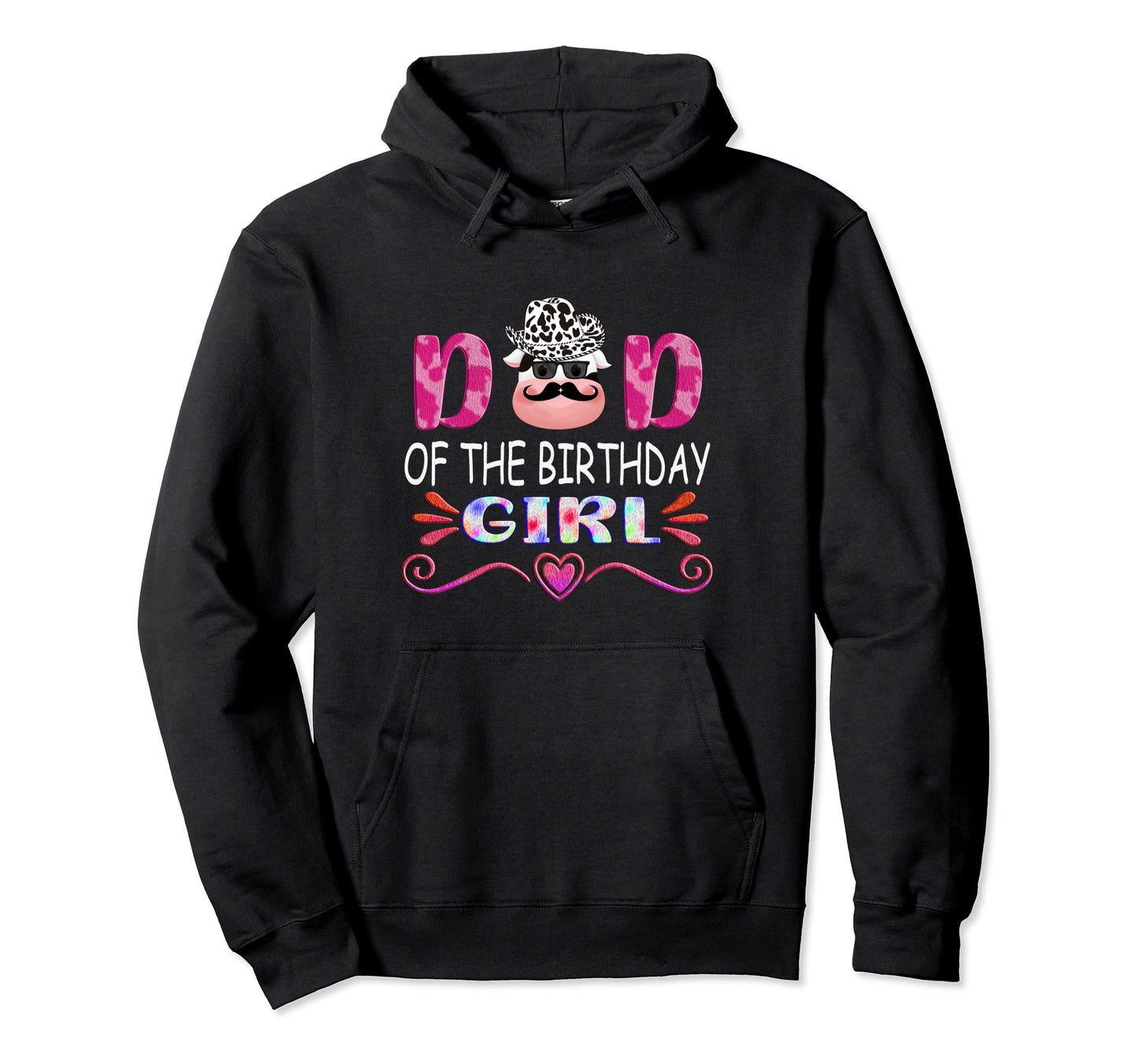 Dad Birthday Farm Cow Daddy Papa 1St Hoodie - Unique Graphic Unisex - T-Shirt, Sweatshirt, Hoodie