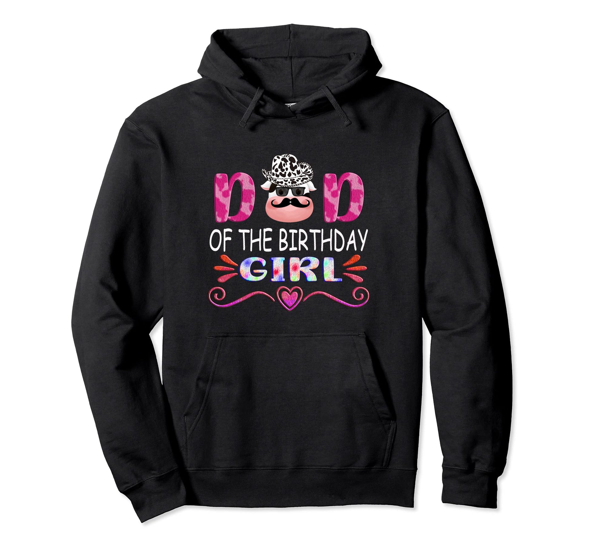 Dad Birthday Farm Cow Daddy Papa 1St Hoodie - Unique Graphic Unisex - T-Shirt, Sweatshirt, Hoodie