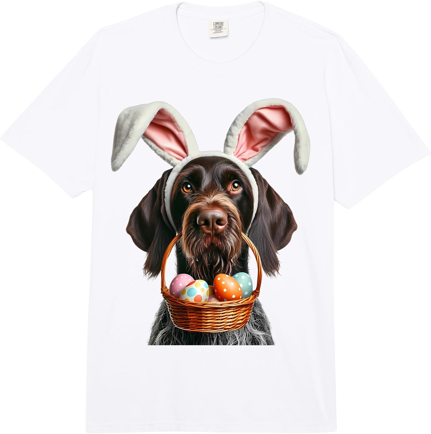 Easter German Wirehaired Pointer Merch Unisex T-shirt, Sweatshirt, Hoodie, Long Sleeve Tee - T-Shirt, Sweatshirt, Hoodie