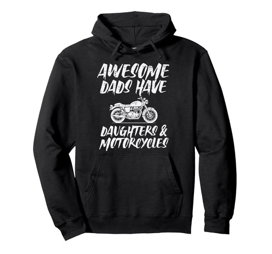 Awesome Dad Have Daughters Hoodie - Aesthetic Graphic for Adults - T-Shirt, Sweatshirt, Hoodie