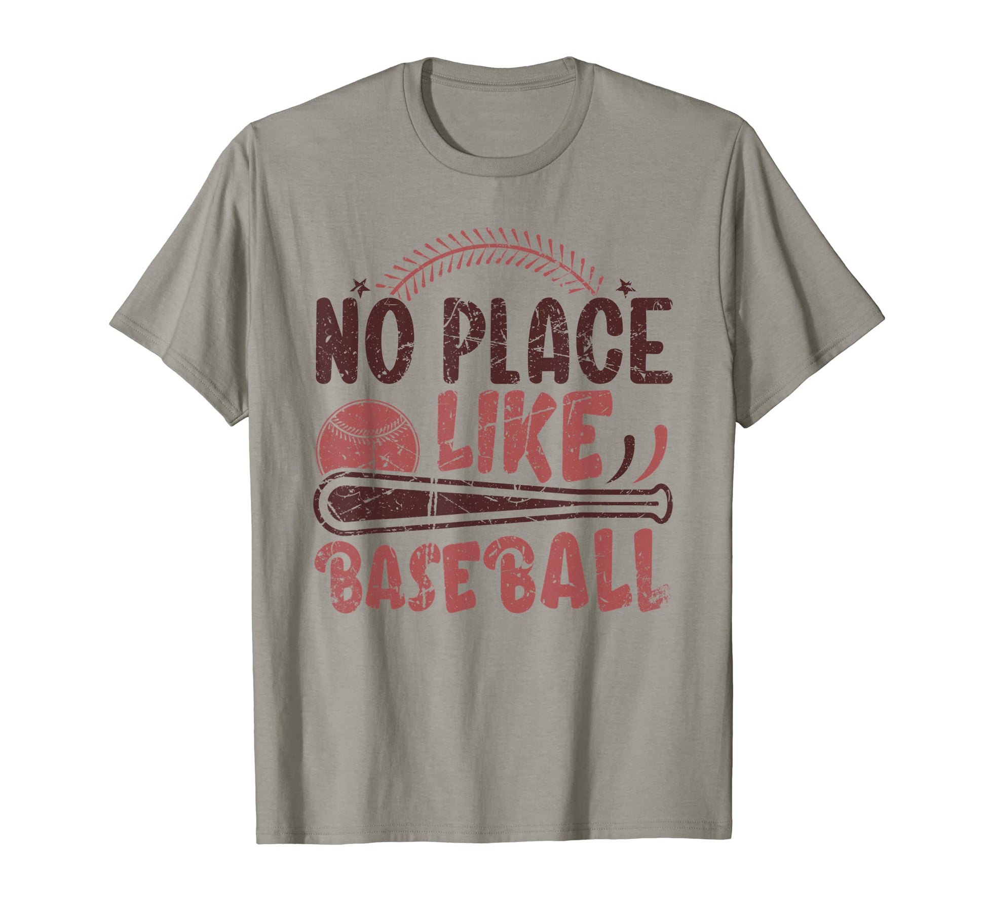 Funny Baseball Mom Dad No Place Like T-Shirt - Custom Art Print for Adults - T-Shirt, Sweatshirt, Hoodie