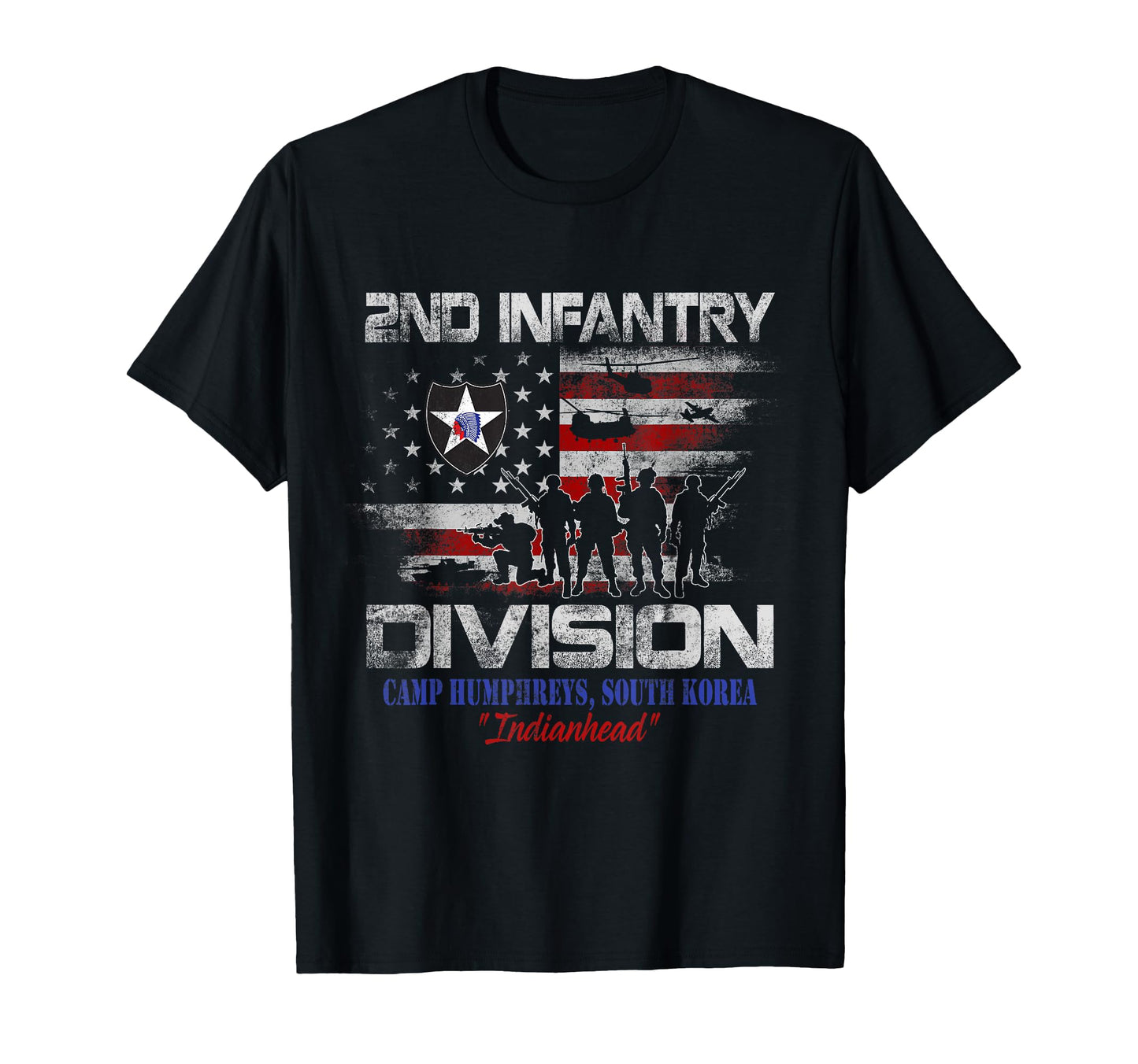 2Nd Infantry Division Veteran Military T-Shirt - Novelty Apparel Unisex - T-Shirt, Sweatshirt, Hoodie
