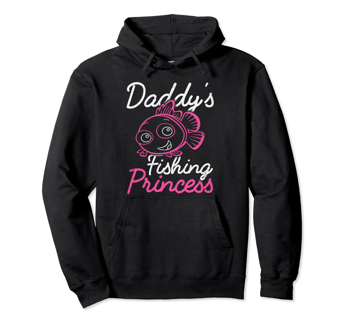 Daddys Fishing Princess And Fisherman Hoodie - Aesthetic Graphic Men Women - T-Shirt, Sweatshirt, Hoodie