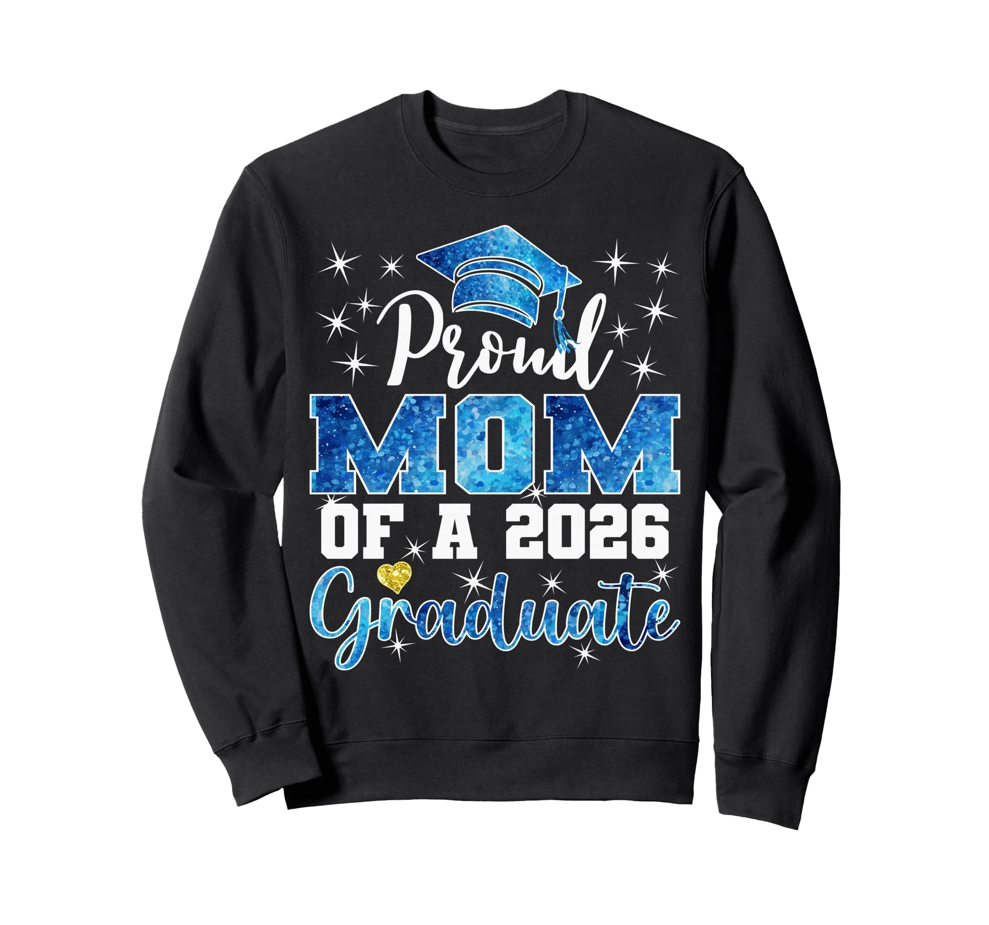 Super Proud Mom 2026 Graduate Senior Sweatshirt - Minimalist Print Unisex - T-Shirt, Sweatshirt, Hoodie