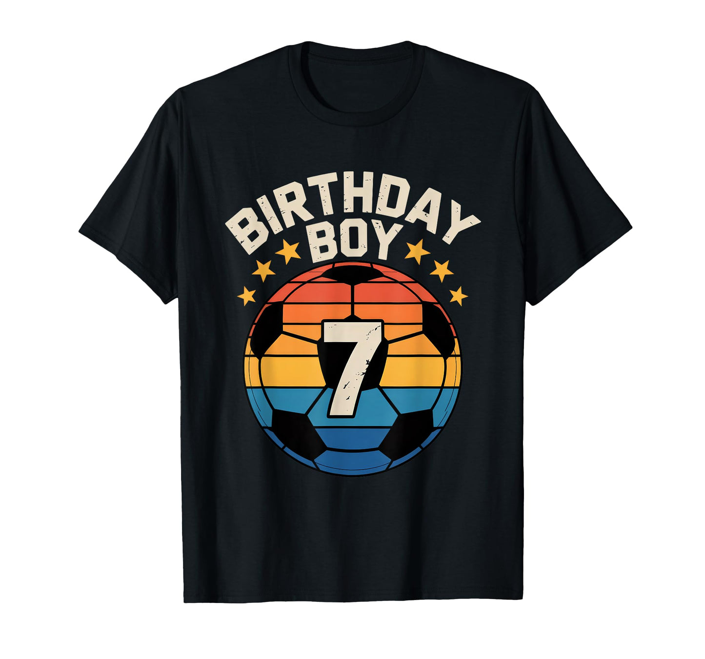 7 Year Old Soccer Player 7Th Birthday T-Shirt - Novelty Apparel Unisex - T-Shirt, Sweatshirt, Hoodie