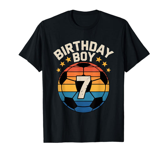 7 Year Old Soccer Player 7Th Birthday T-Shirt - Novelty Apparel Unisex - T-Shirt, Sweatshirt, Hoodie