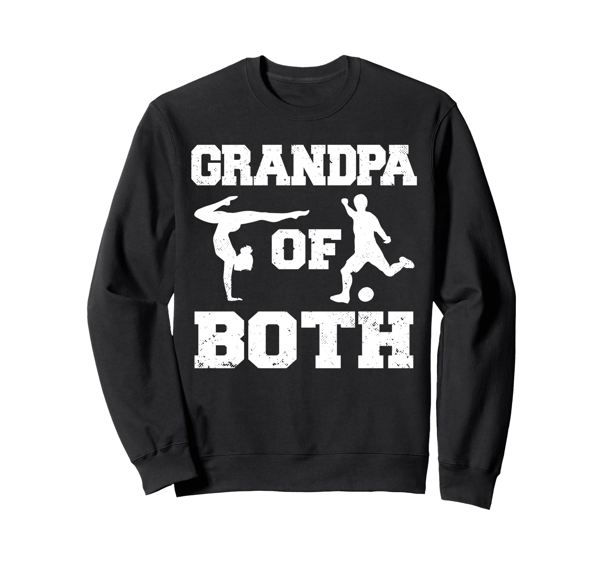 Grandpa Both Funny Soccer And Sweatshirt - Aesthetic Graphic Unisex - T-Shirt, Sweatshirt, Hoodie