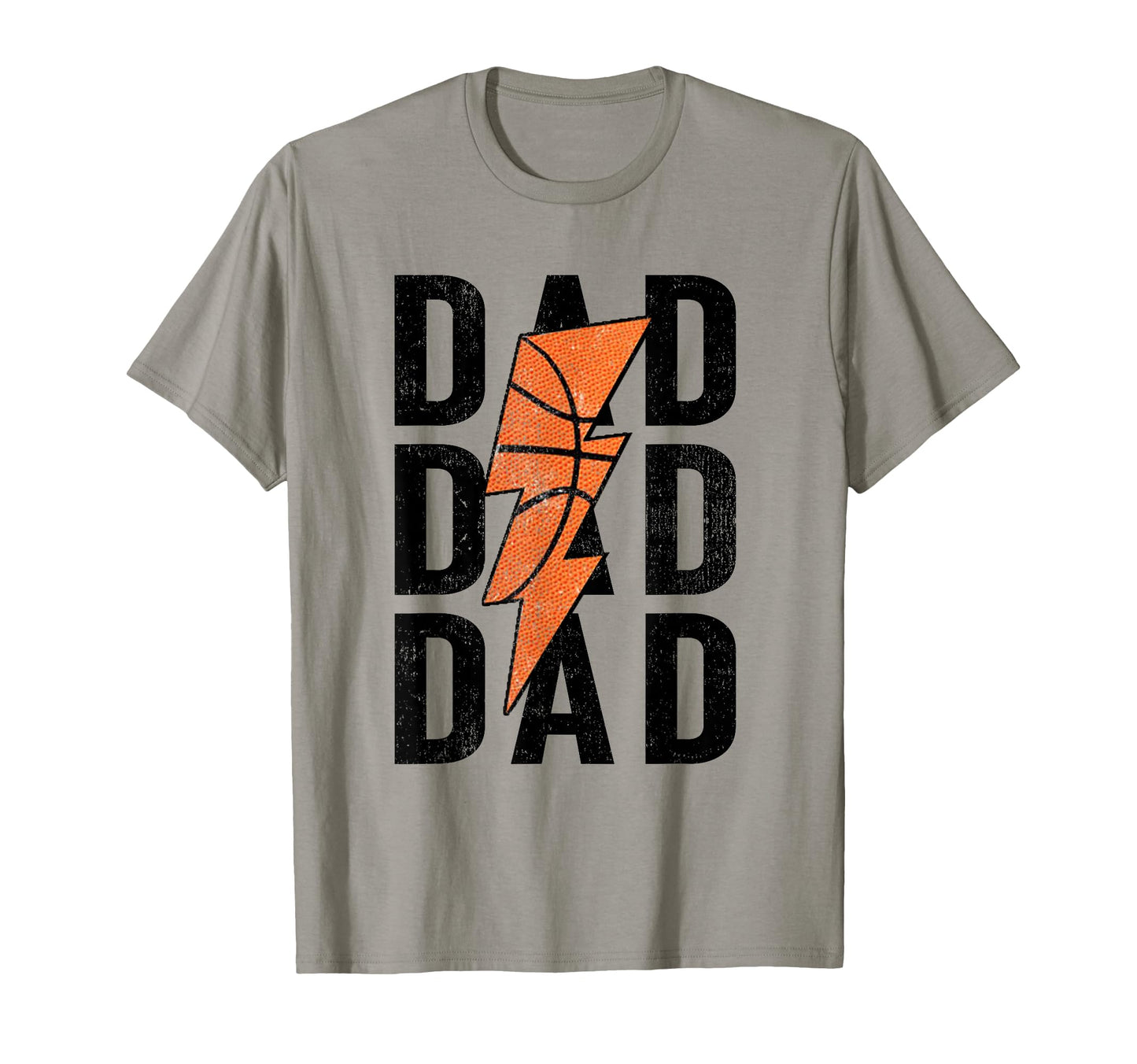 Daddy Basketball Lightning Basketball T-Shirt - Minimalist Print Men Women - T-Shirt, Sweatshirt, Hoodie