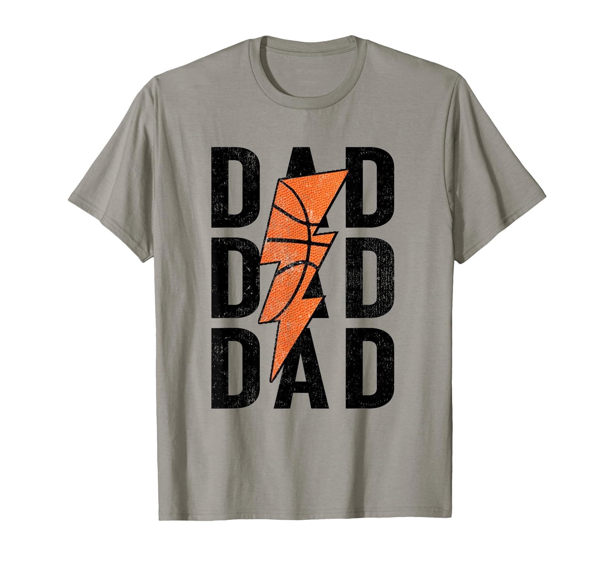 Daddy Basketball Lightning Basketball T-Shirt - Minimalist Print Men Women - T-Shirt, Sweatshirt, Hoodie