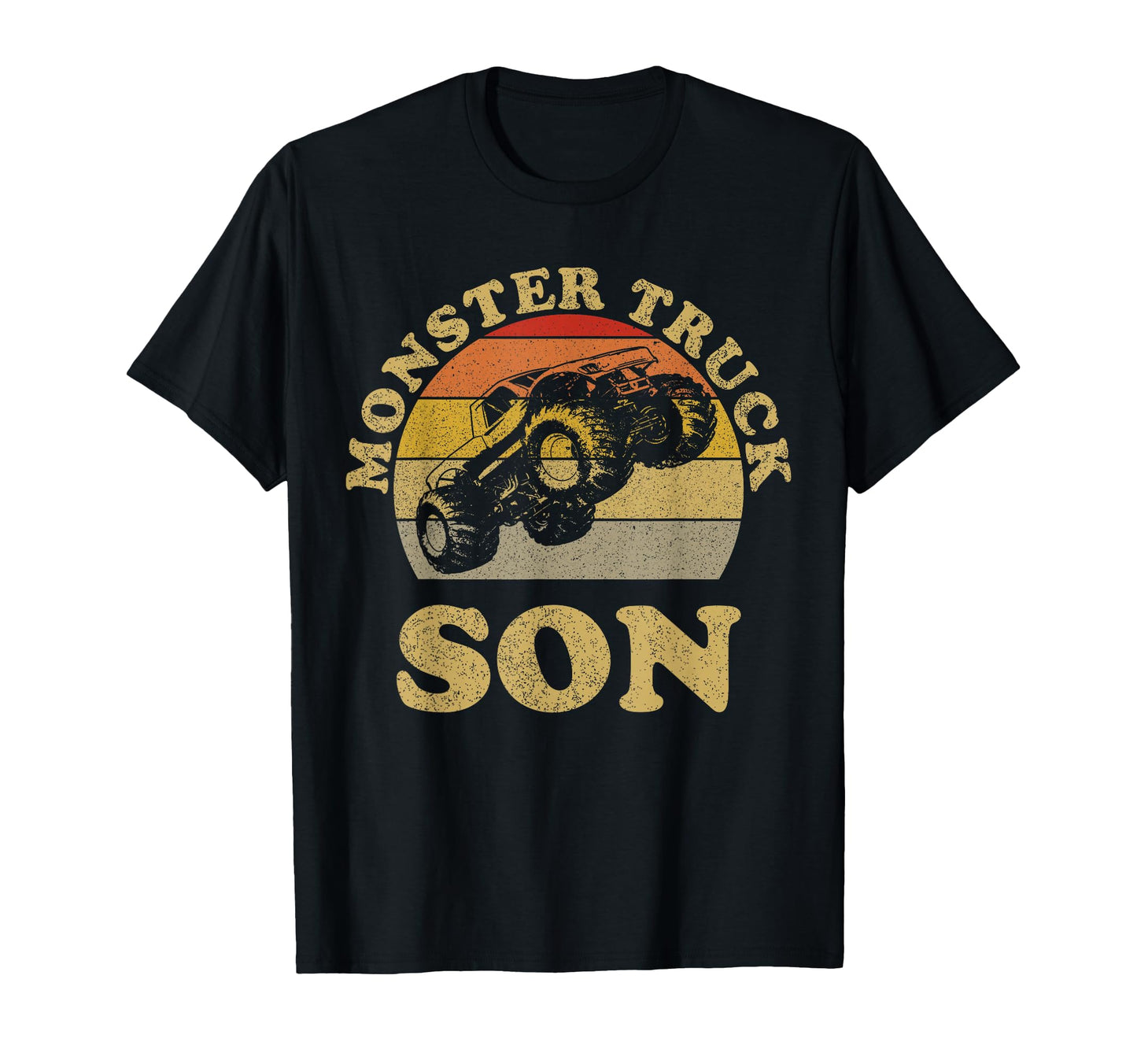 Monster Truck Son Sunset Sons T-Shirt - Minimalist Print Unisex - T-Shirt, Sweatshirt, Hoodie