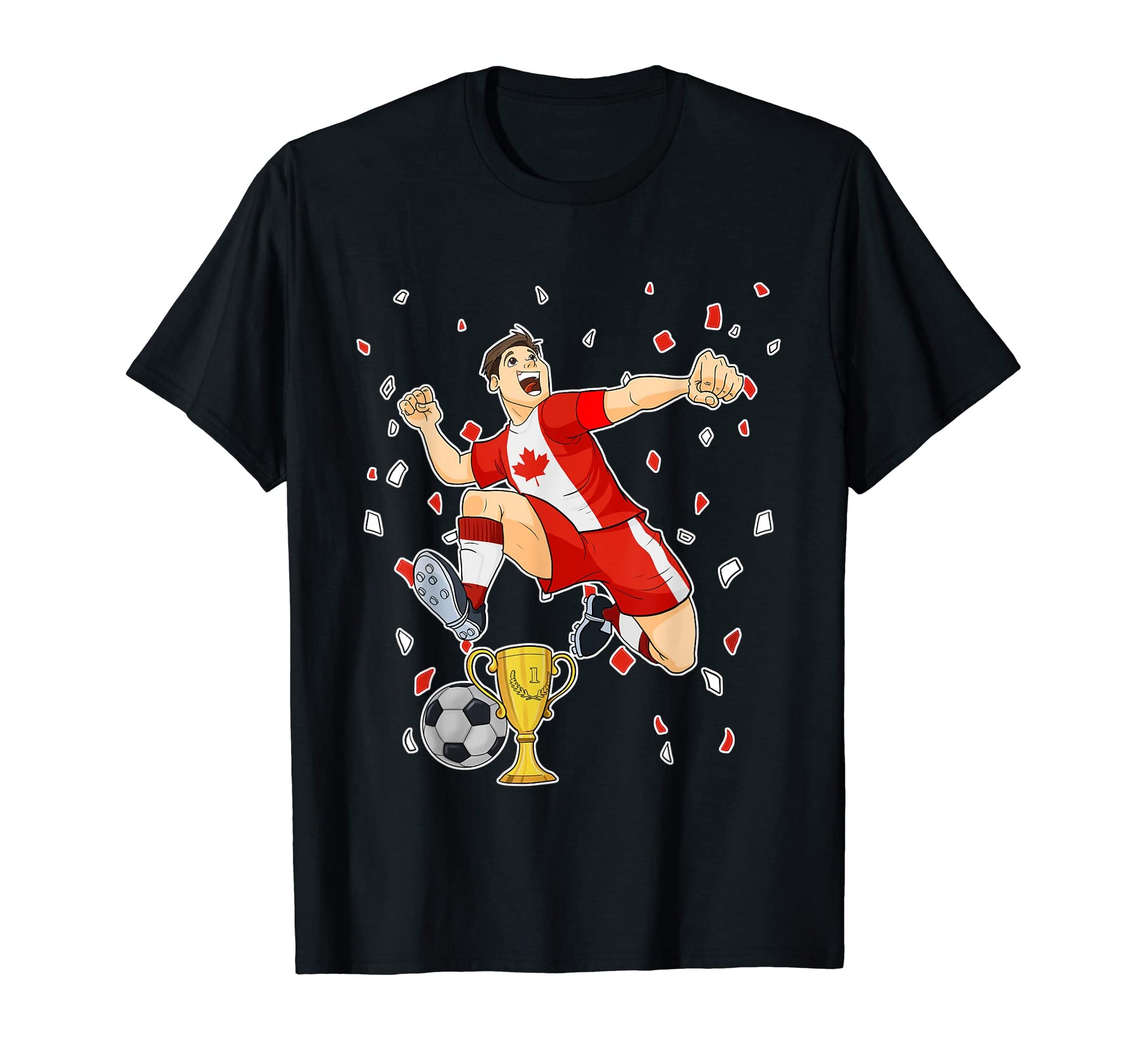 Canadian Soccer Gifts Soccer T-Shirt - Fun Novelty Design Unisex - T-Shirt, Sweatshirt, Hoodie