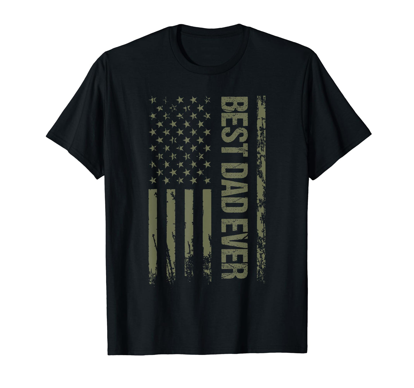 Best Dad Ever American Military Camouflage T-Shirt - Trendy Graphic Unisex - T-Shirt, Sweatshirt, Hoodie