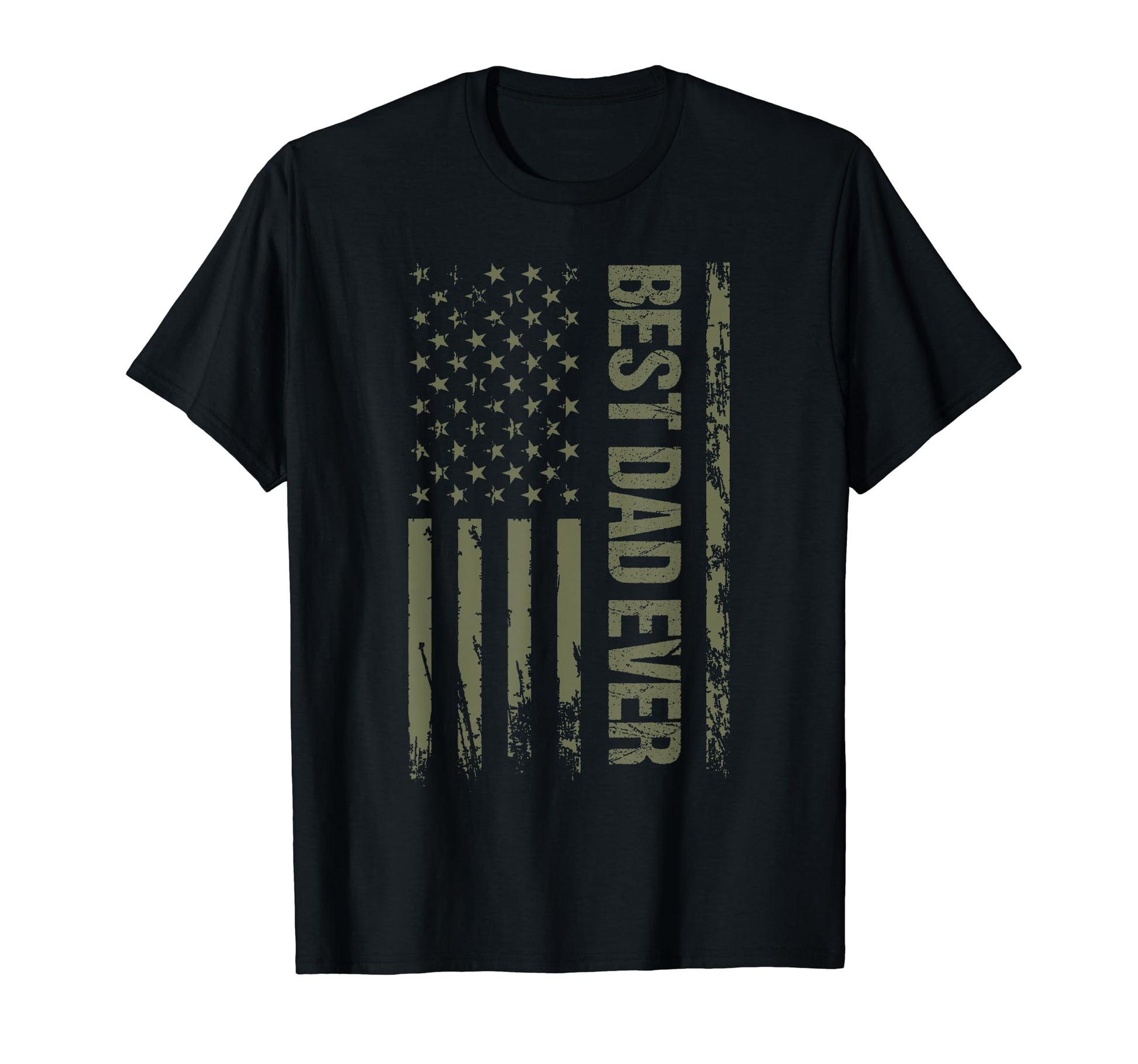 Best Dad Ever American Military Camouflage T-Shirt - Trendy Graphic Unisex - T-Shirt, Sweatshirt, Hoodie