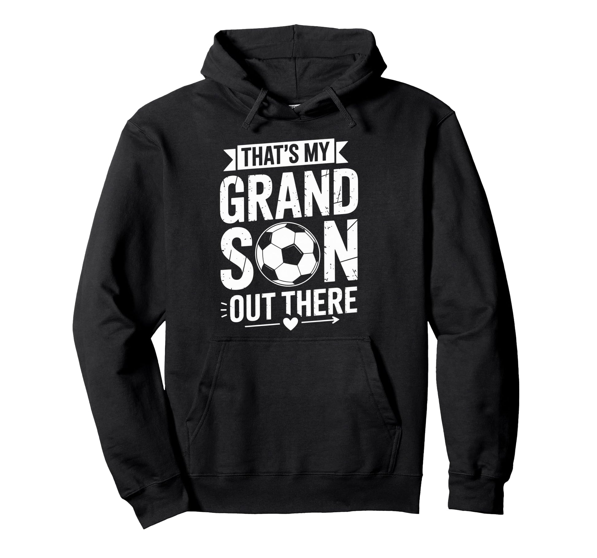 Thats My Grandson Out There Soccer Grandpa Hoodie - Unique Graphic Unisex - T-Shirt, Sweatshirt, Hoodie