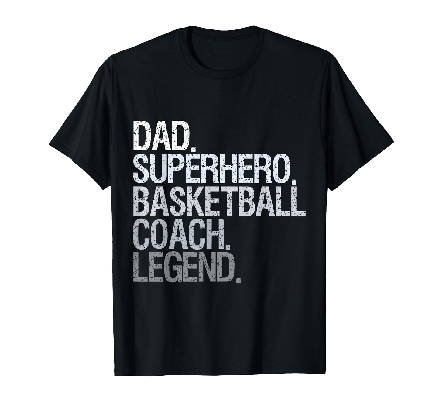 Dad Superhero Basketball Coach Legend Hoodie - Minimalist Print for Adults - T-Shirt, Sweatshirt, Hoodie