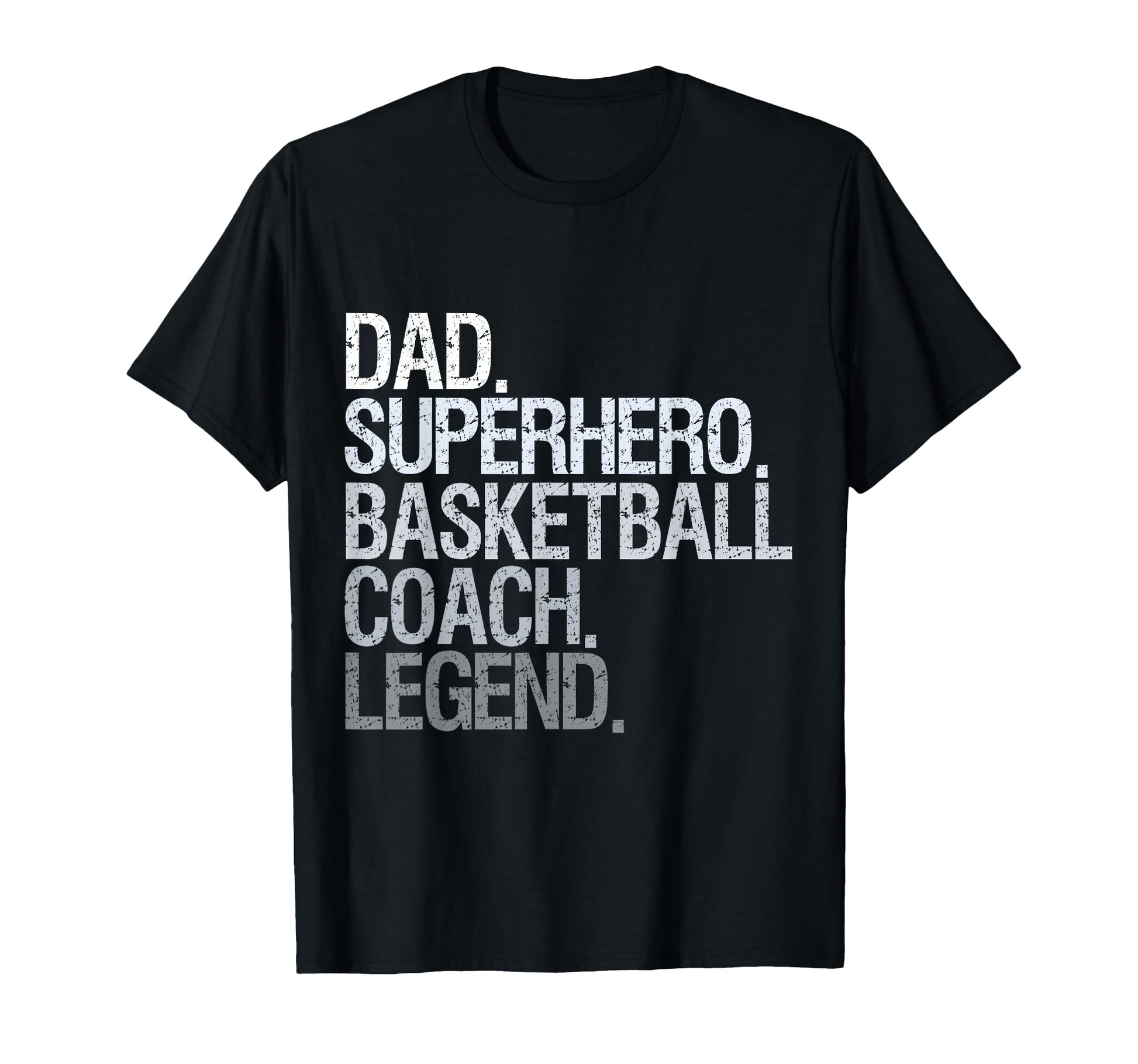 Dad Superhero Basketball Coach Legend Hoodie - Minimalist Print for Adults - T-Shirt, Sweatshirt, Hoodie