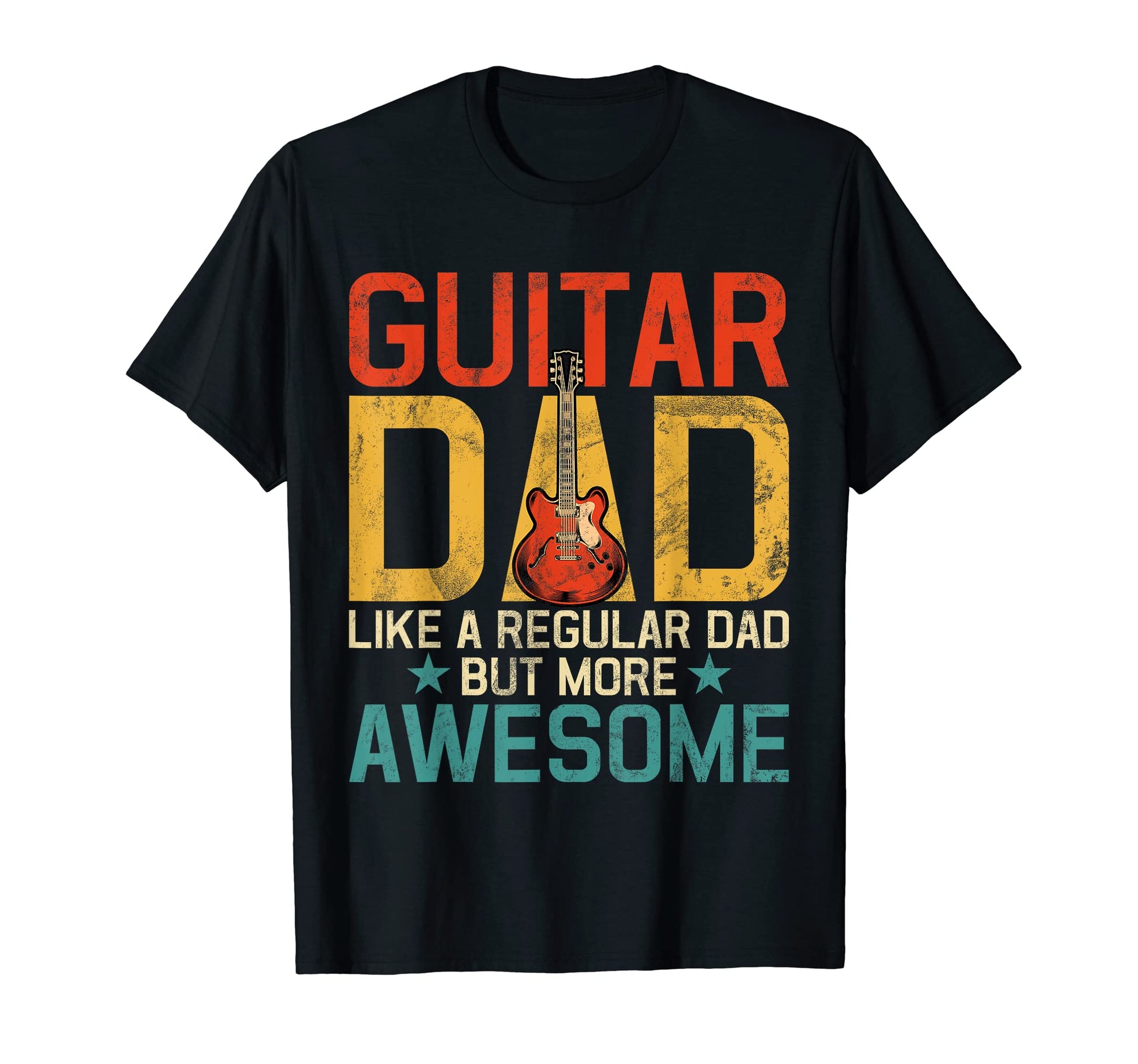 Guitar Dad Like Regular Dad But More T-Shirt - Minimalist Print Unisex - T-Shirt, Sweatshirt, Hoodie