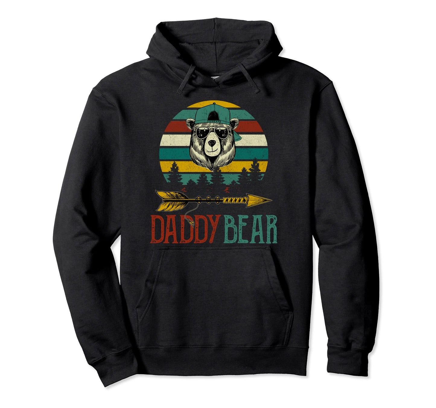 Daddy Bear Daddy Funny Fathers Hoodie - Casual Everyday Wear for Adults - T-Shirt, Sweatshirt, Hoodie