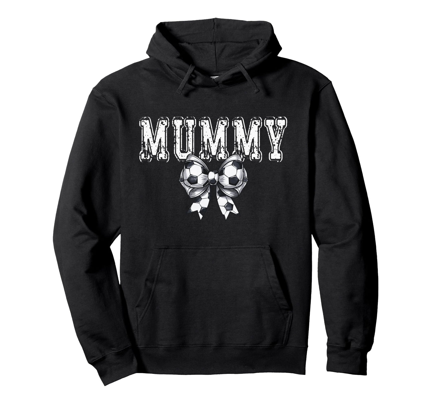 Coquette Soccer Mummy Spirit Hoodie - Trendy Graphic for Adults - T-Shirt, Sweatshirt, Hoodie