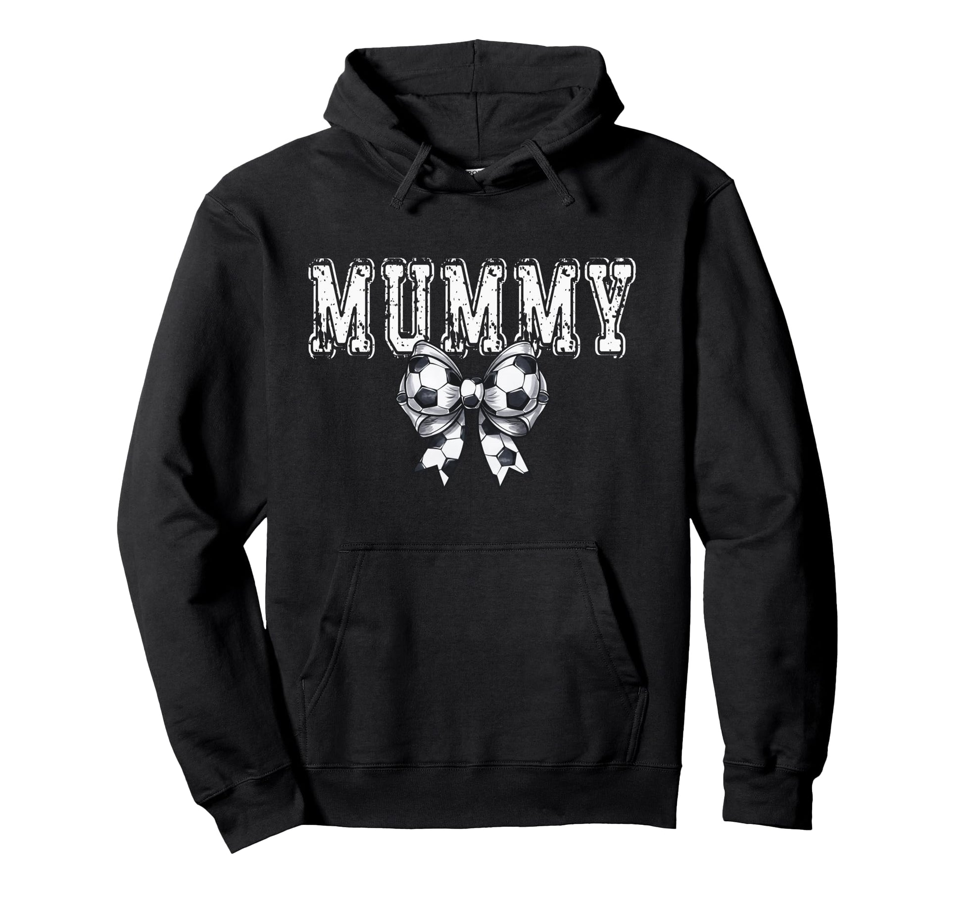 Coquette Soccer Mummy Spirit Hoodie - Trendy Graphic for Adults - T-Shirt, Sweatshirt, Hoodie