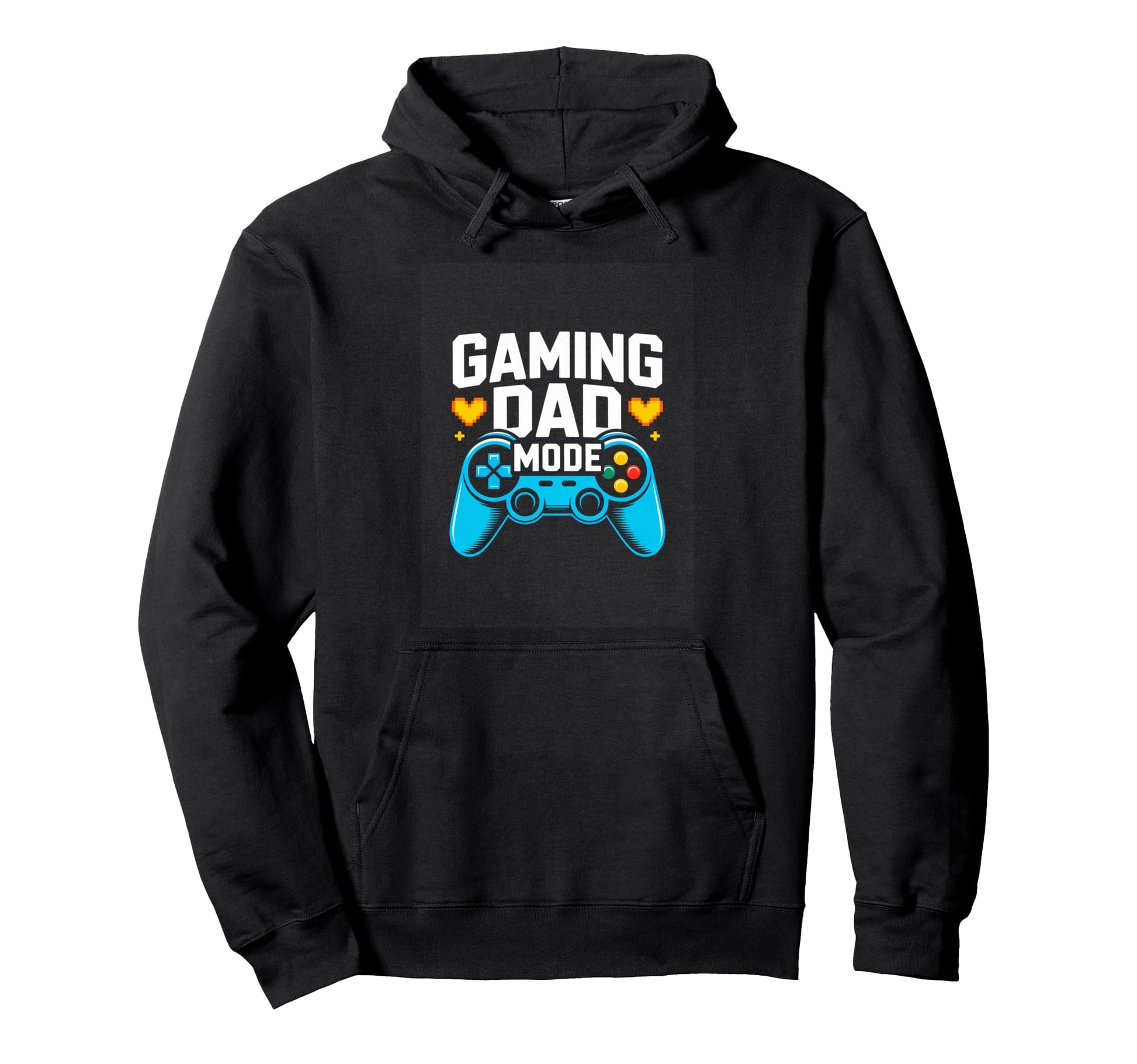 Gaming Dad Mode Funny Gamer Father Hoodie - Fun Novelty Design Men Women - T-Shirt, Sweatshirt, Hoodie