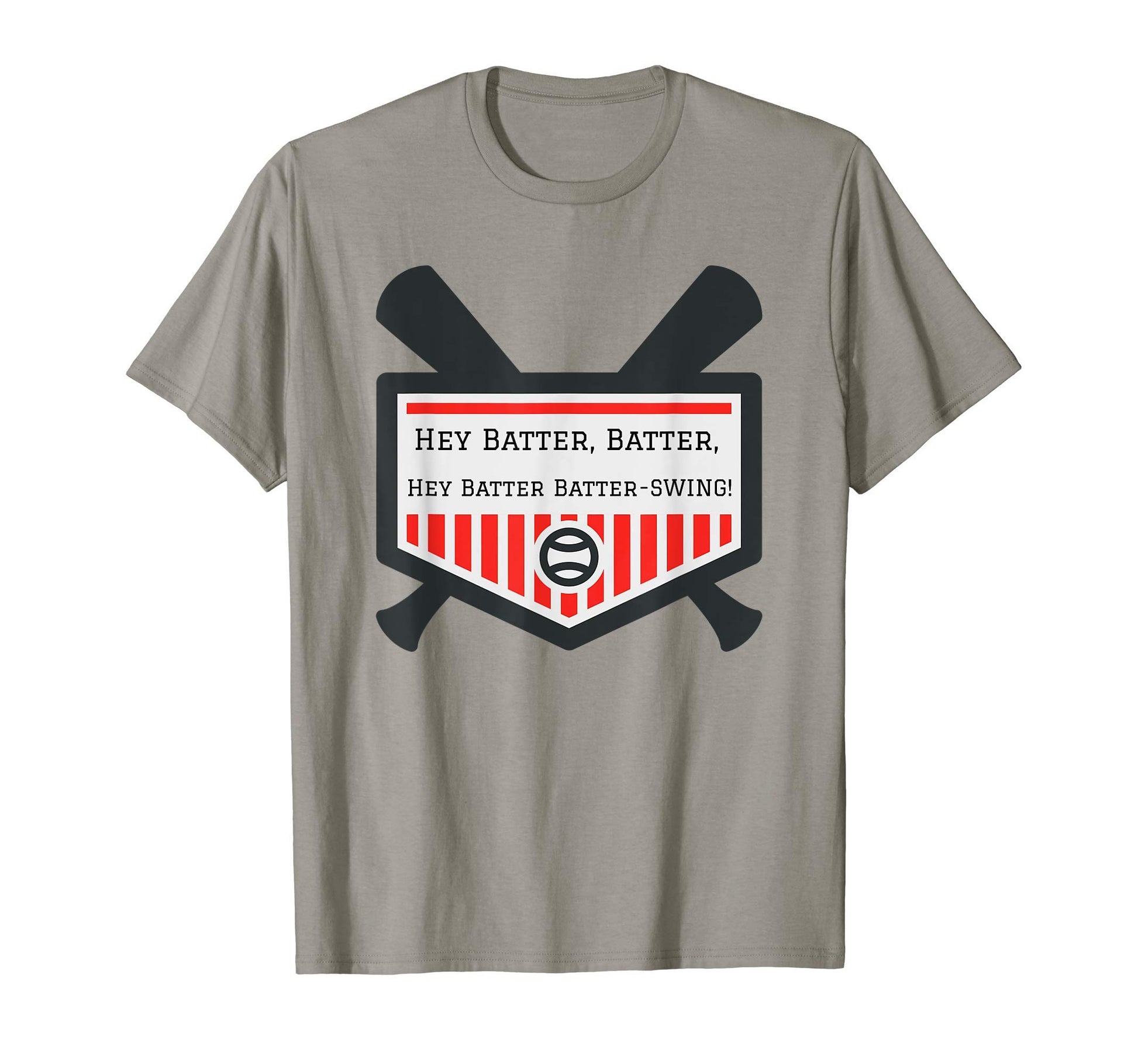 Hey Batter Batter Swing Baseball Mom Dad T-Shirt - Graphic Print Men Women - T-Shirt, Sweatshirt, Hoodie