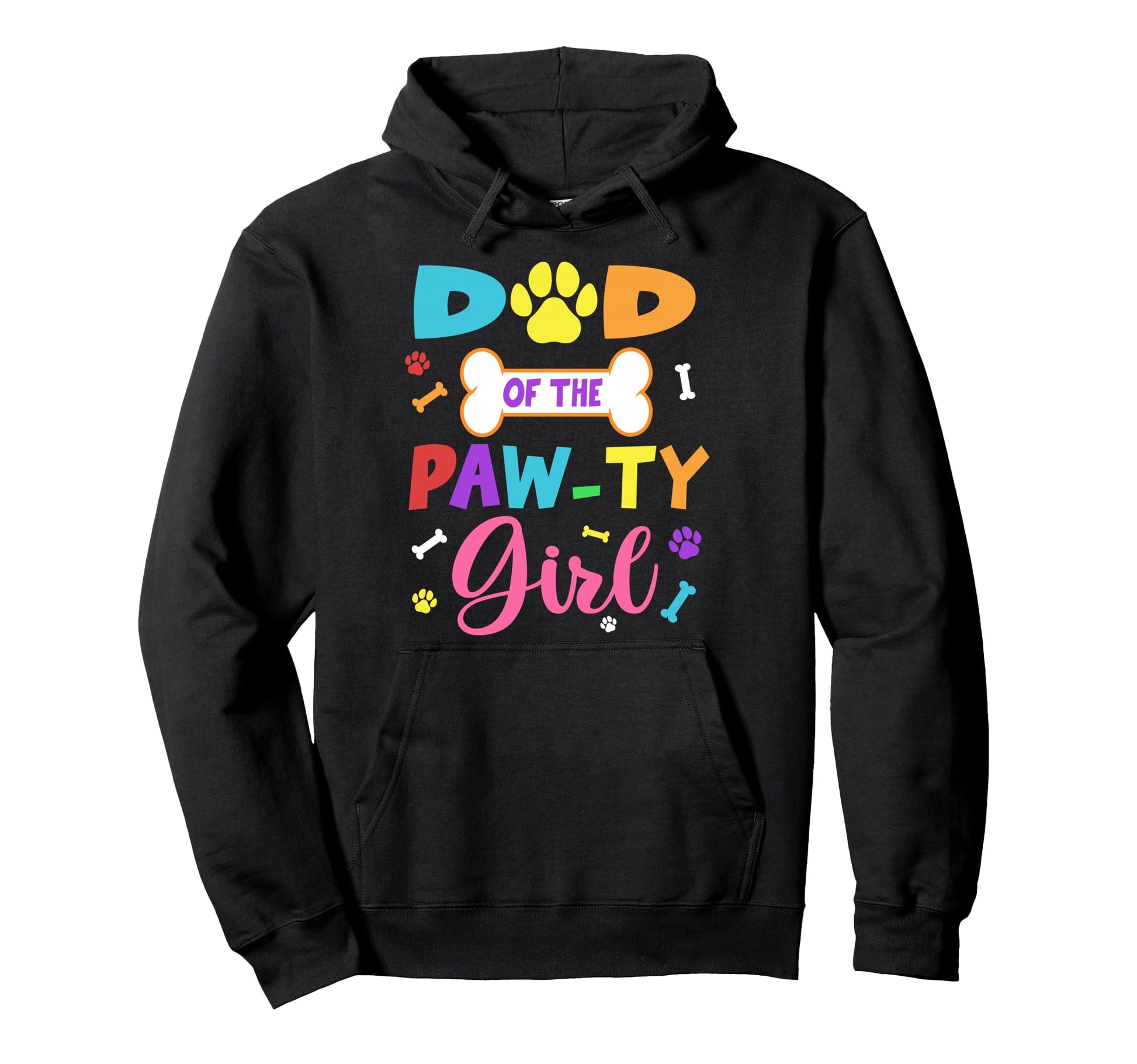 Dad Paw Ty Birthday Family Matching Party Hoodie - Unique Graphic Unisex - T-Shirt, Sweatshirt, Hoodie