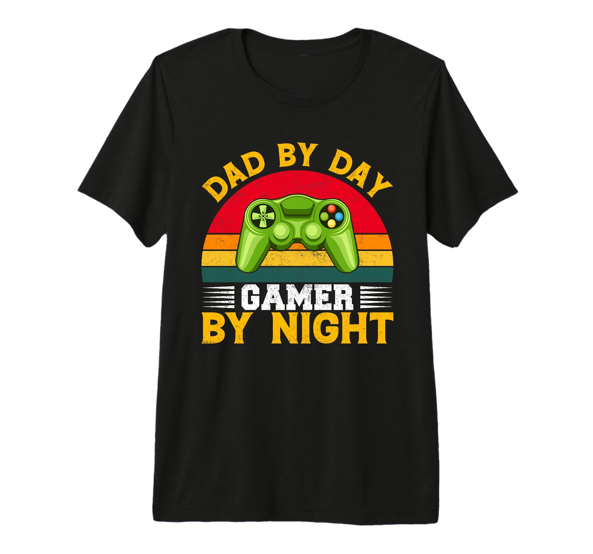 Dad Day Gamer Night Tri Blend T-Shirt - Custom Art Print for Adults - T-Shirt, Sweatshirt, Hoodie