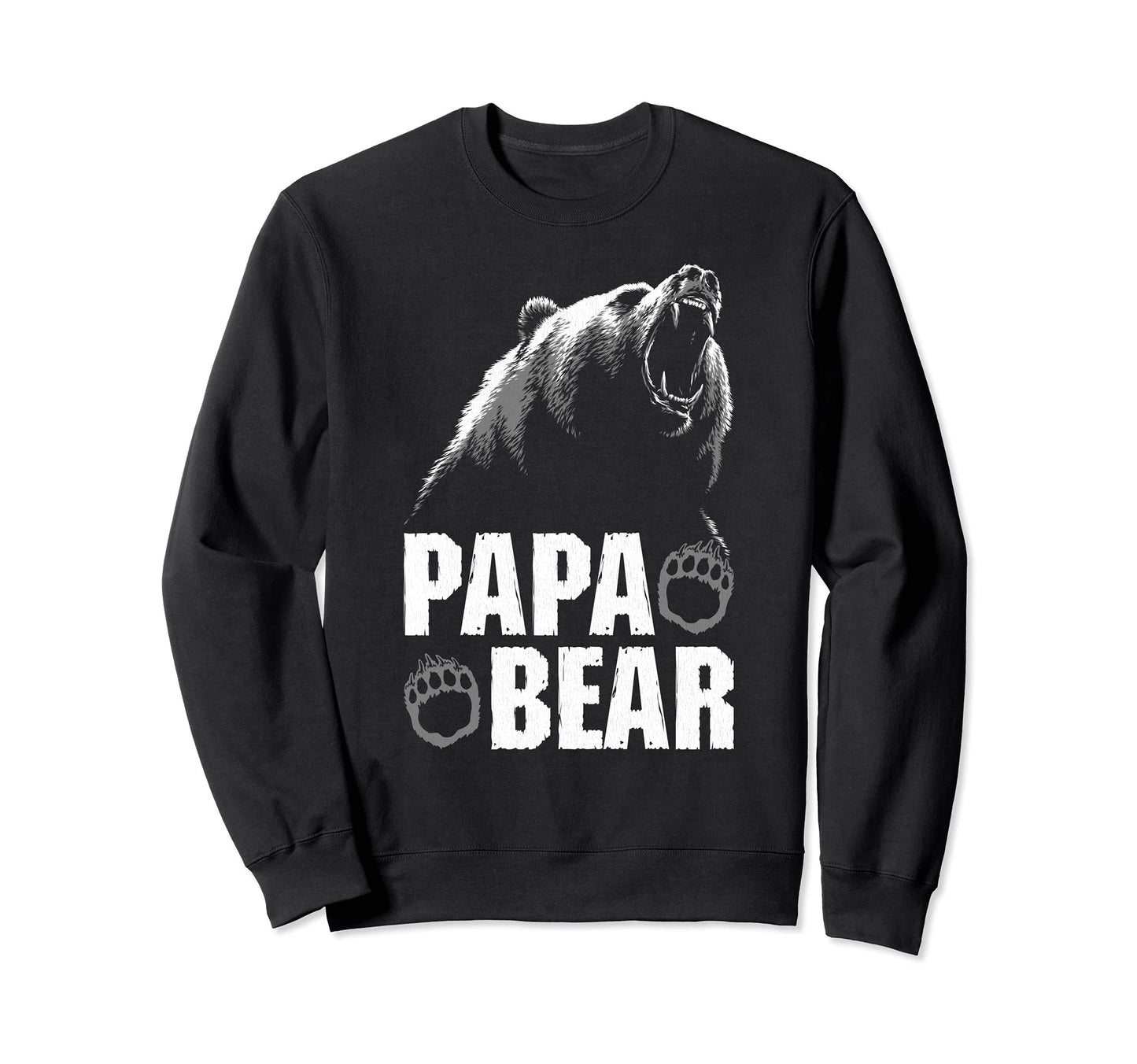 Papa Bear Dad Fathers Day Sweatshirt - Streetwear Style Unisex - T-Shirt, Sweatshirt, Hoodie