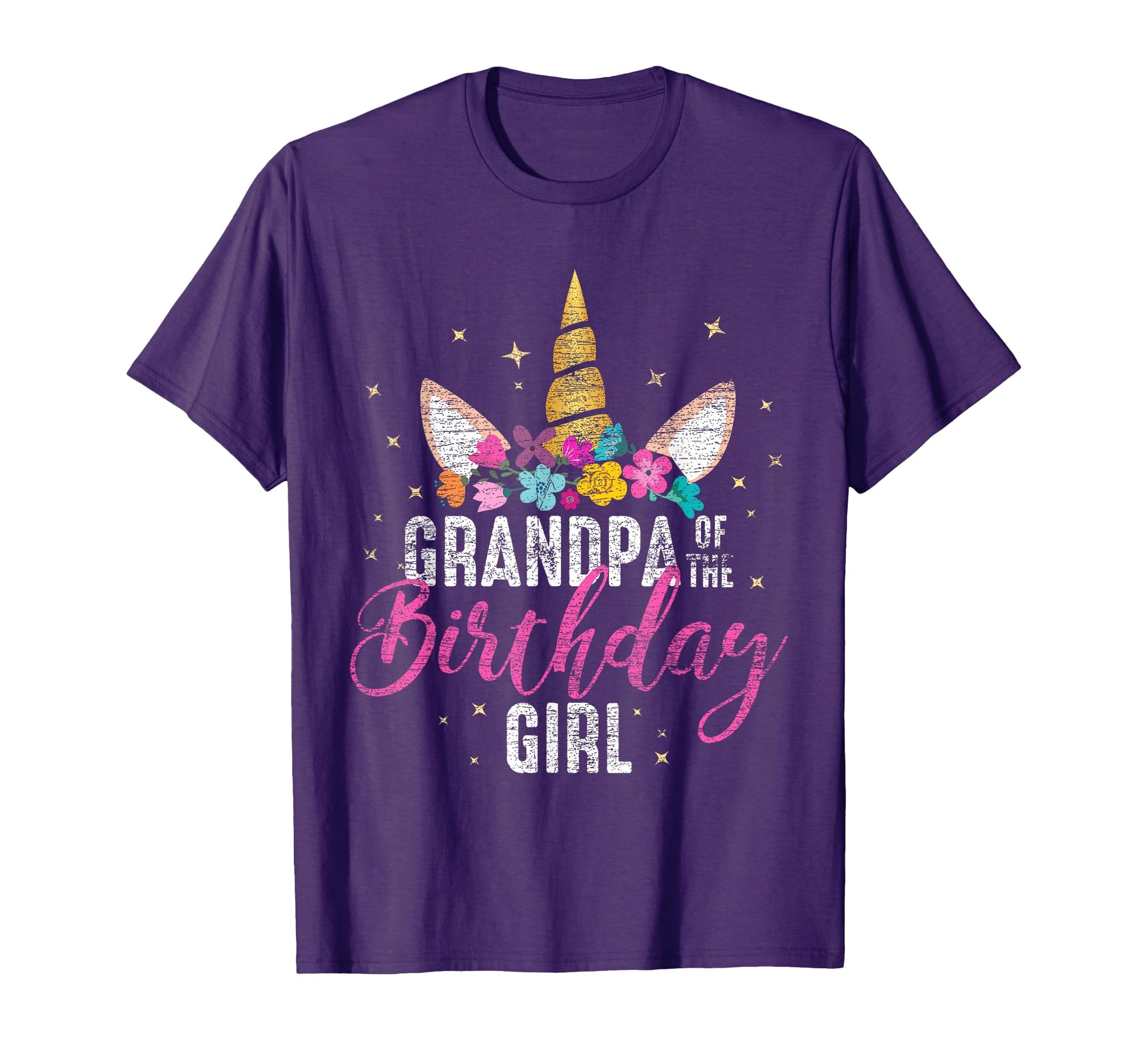 Grandpa Birthday Grandpa Gift Unicorn T-Shirt - Graphic Print Men Women - T-Shirt, Sweatshirt, Hoodie