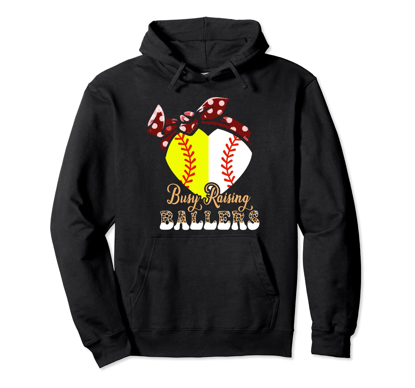 Busy Raising Ballers Grandma Ballers Hoodie - Minimalist Print Men Women - T-Shirt, Sweatshirt, Hoodie