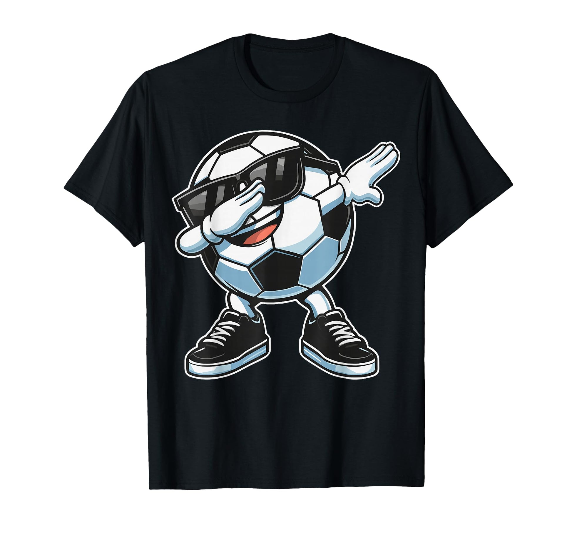 Dabbing Soccer Ball Player T-Shirt - Streetwear Style Unisex - T-Shirt, Sweatshirt, Hoodie