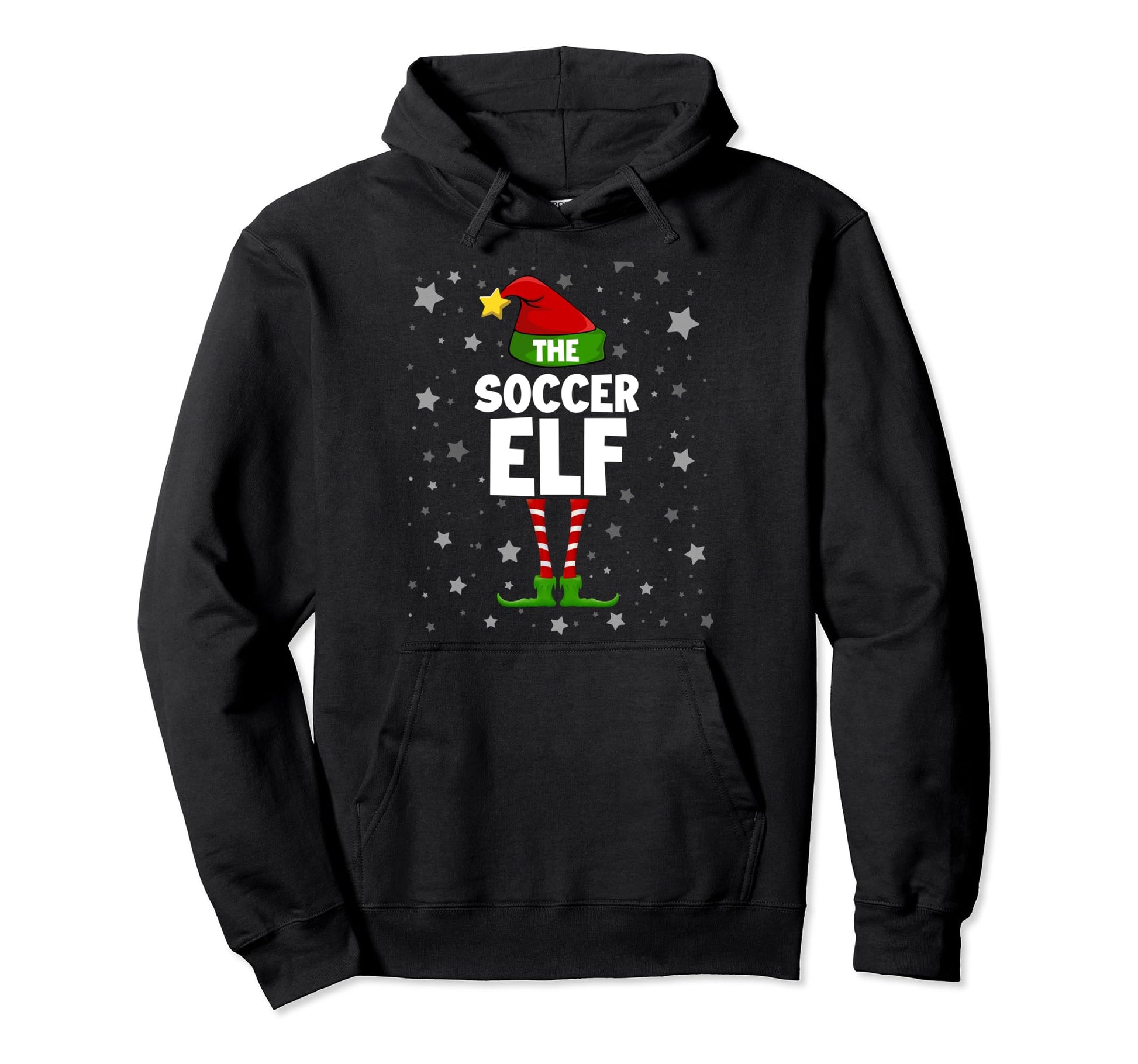 Soccer Elf Group Matching Family Outfit Hoodie - Unique Graphic Men Women - T-Shirt, Sweatshirt, Hoodie