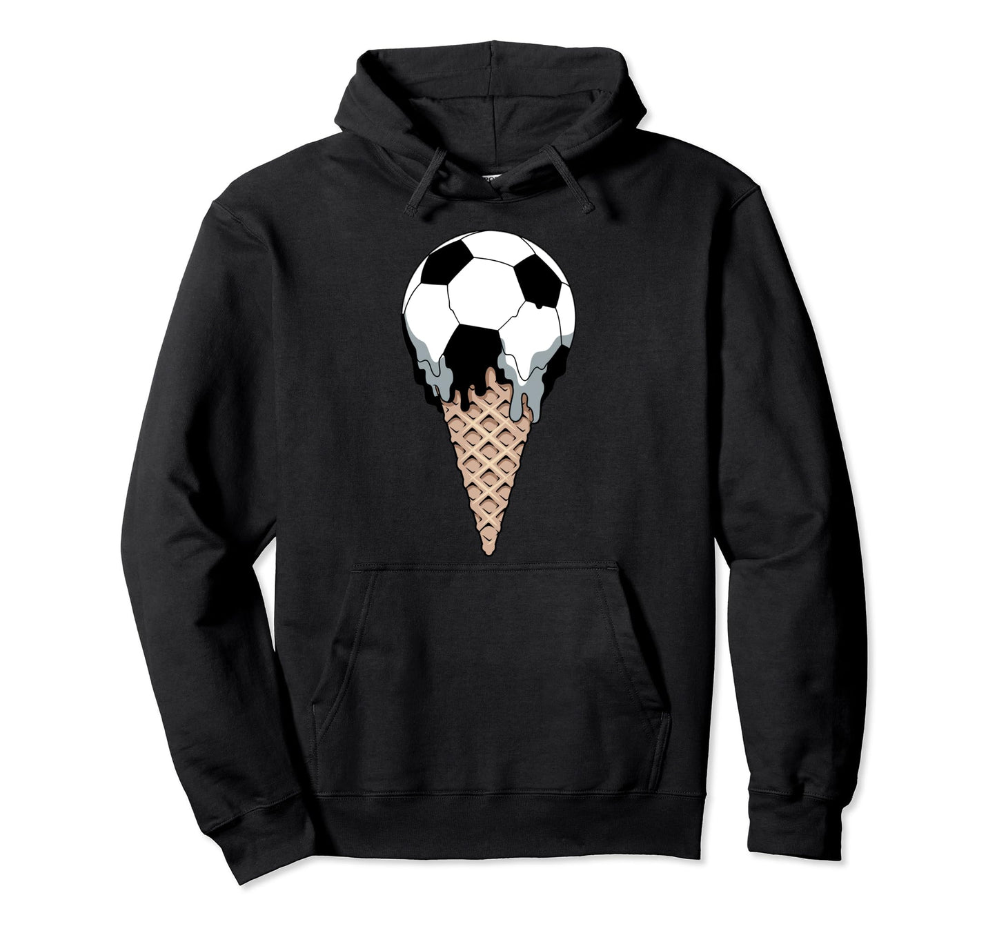 Ice Cream Soccer Players Soccer Coaches Hoodie - Unique Graphic for Adults - T-Shirt, Sweatshirt, Hoodie