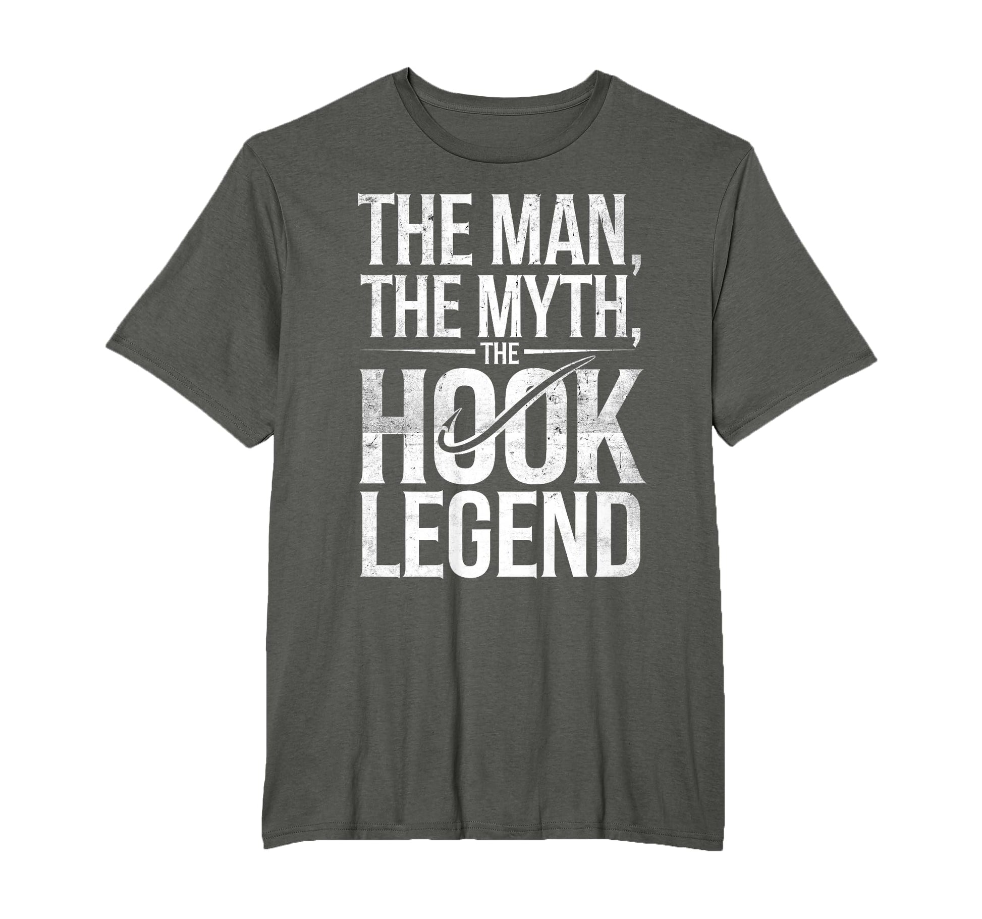 Myth Hook Legend Fishing Dad Funny T-Shirt - Graphic Print for Adults - T-Shirt, Sweatshirt, Hoodie