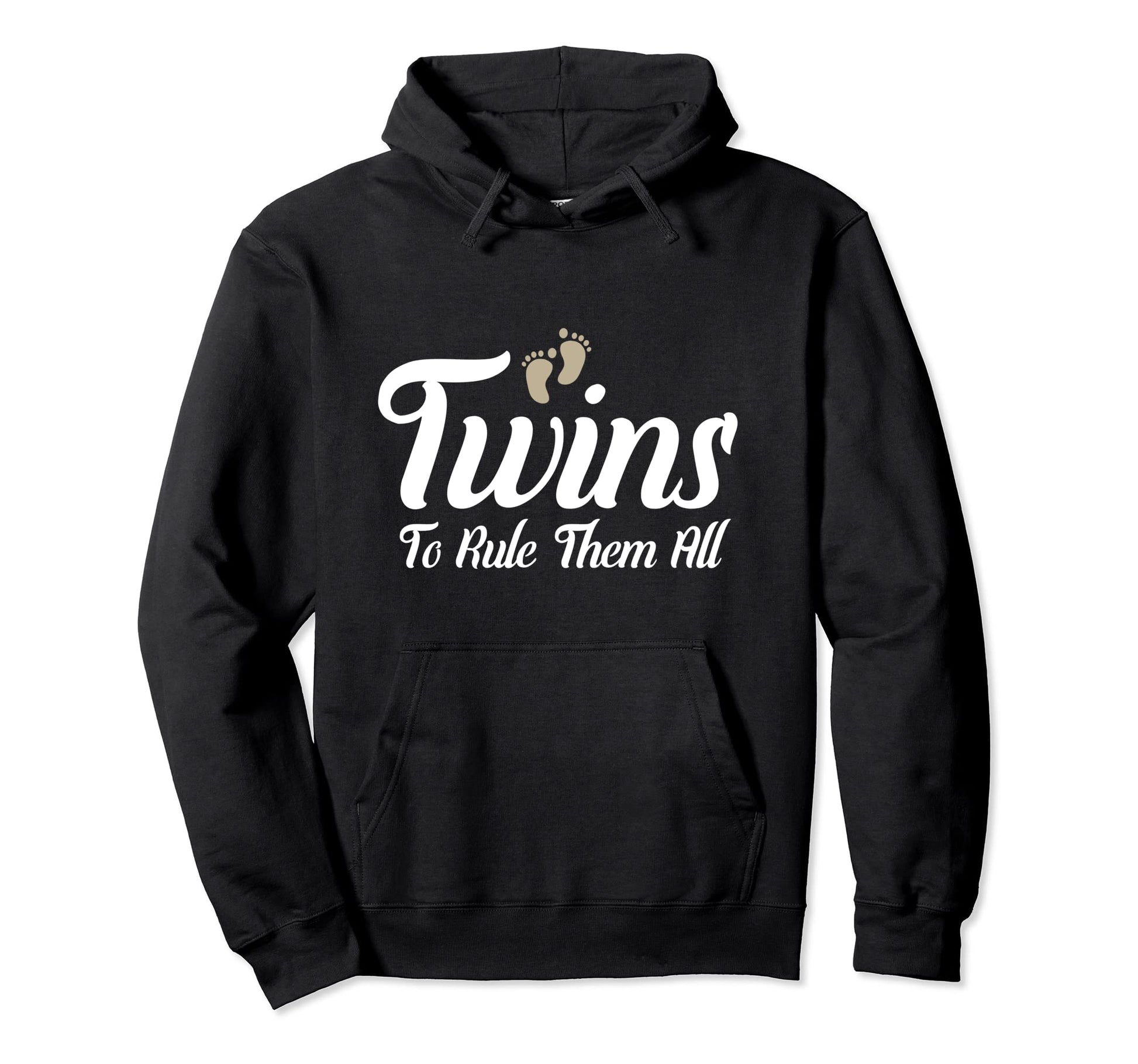 Twins To Rule Them All Mom Dad Funny Hoodie - Novelty Apparel for Adults - T-Shirt, Sweatshirt, Hoodie