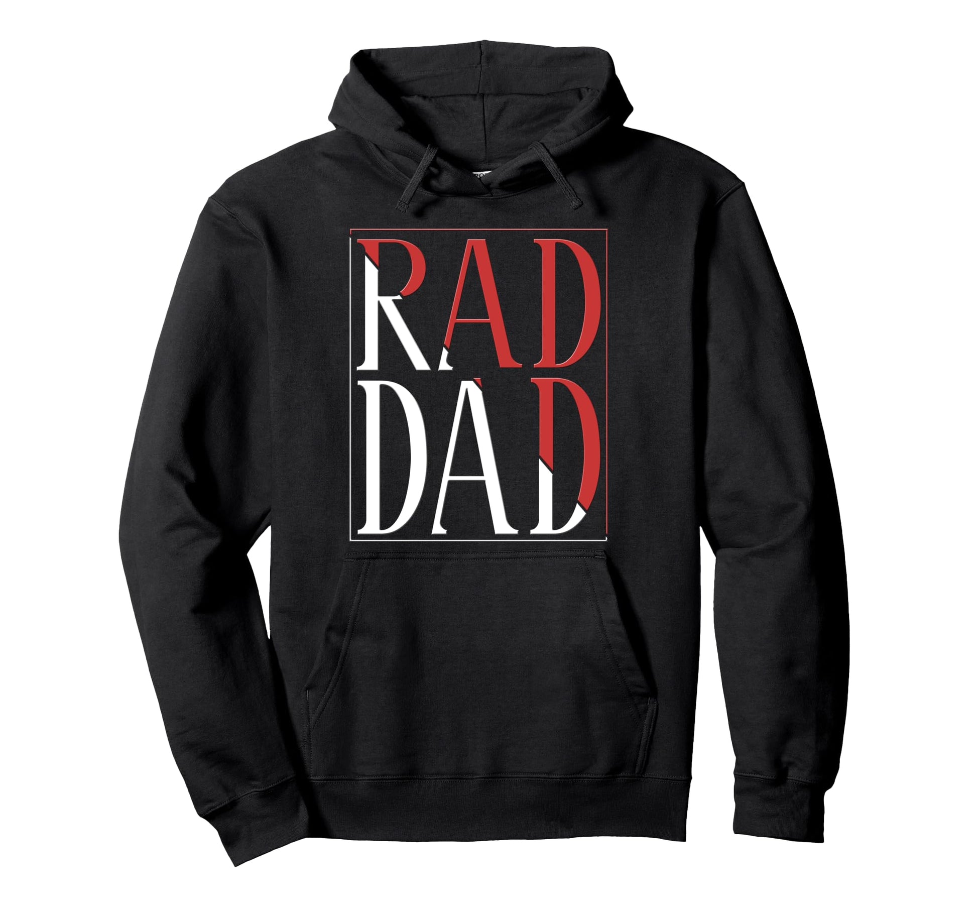 Rad Dad Rad Dad Fathers Day Hoodie - Trendy Graphic Unisex - T-Shirt, Sweatshirt, Hoodie