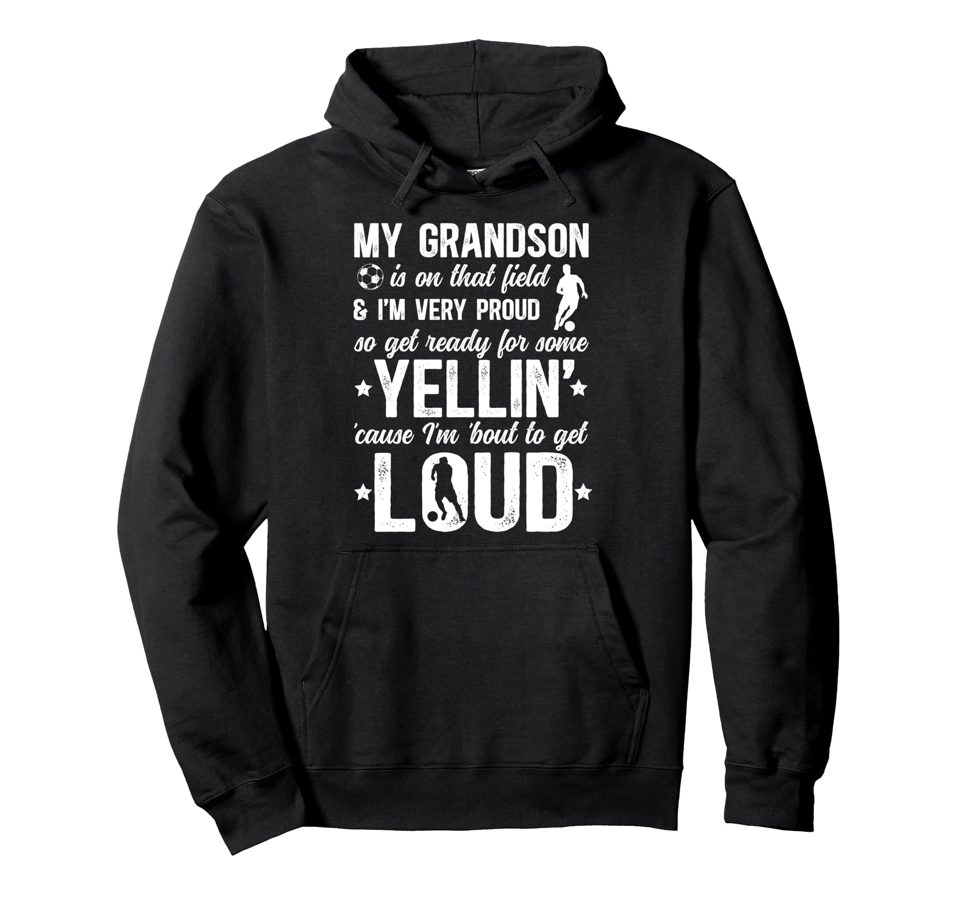 Very Proud Soccer Grandpa Soccer Player Hoodie - Trendy Graphic Men Women - T-Shirt, Sweatshirt, Hoodie
