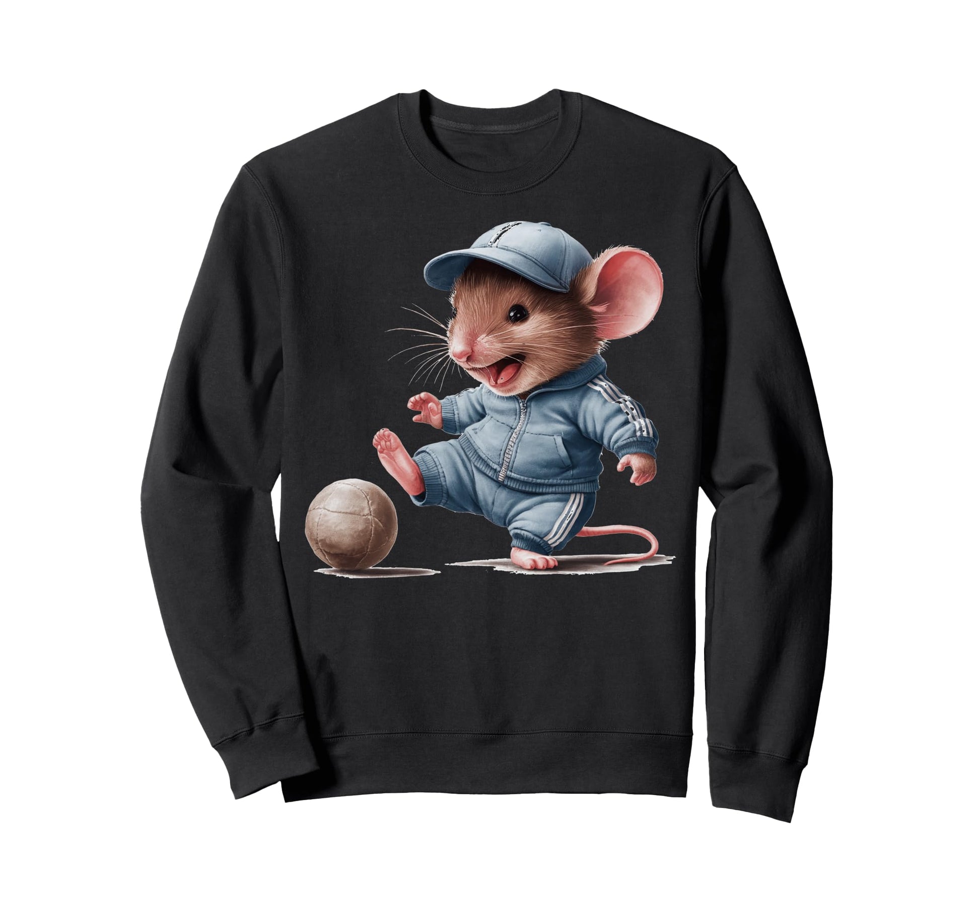 Mouse Soccer Player Parents And Sweatshirt - Aesthetic Graphic Men Women - T-Shirt, Sweatshirt, Hoodie
