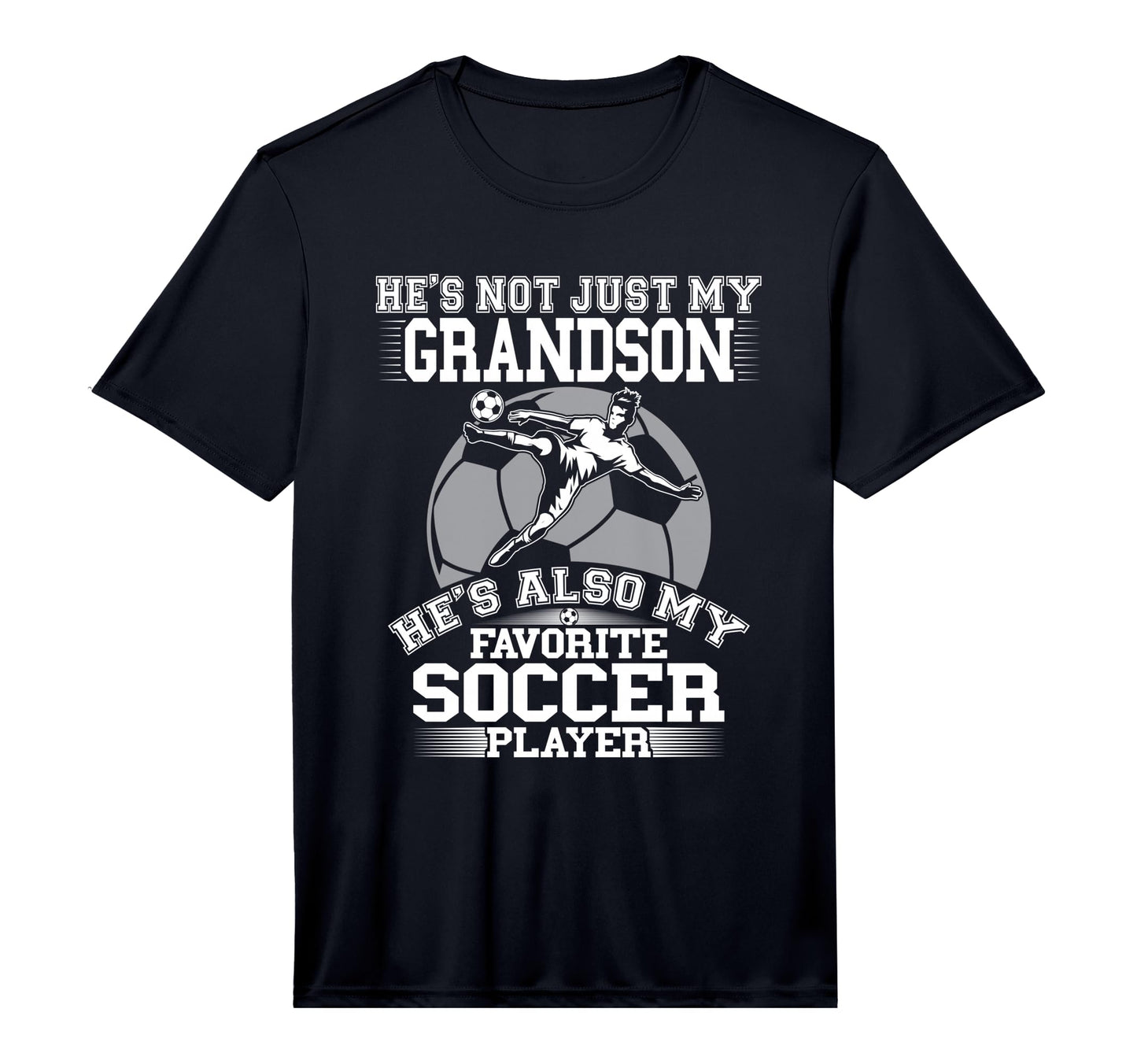 Mens My Grandson Is My Favorite Soccer T-Shirt - Minimalist Print Unisex - T-Shirt, Sweatshirt, Hoodie