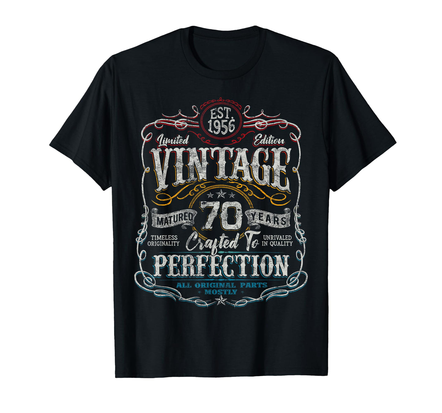 1956 70 Year Old 70Th Birthday T-Shirt - Fun Novelty Design Unisex - T-Shirt, Sweatshirt, Hoodie