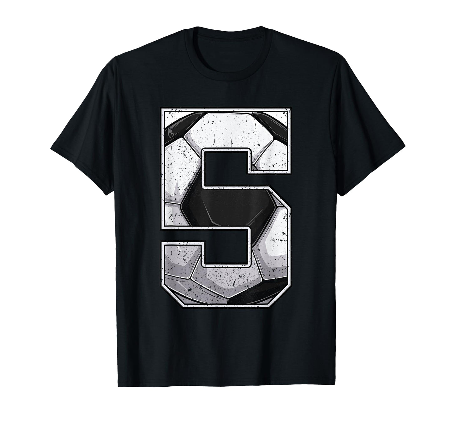 Soccer Fifth 5Th Birthday Five 5 T-Shirt - Fun Novelty Design Men Women - T-Shirt, Sweatshirt, Hoodie
