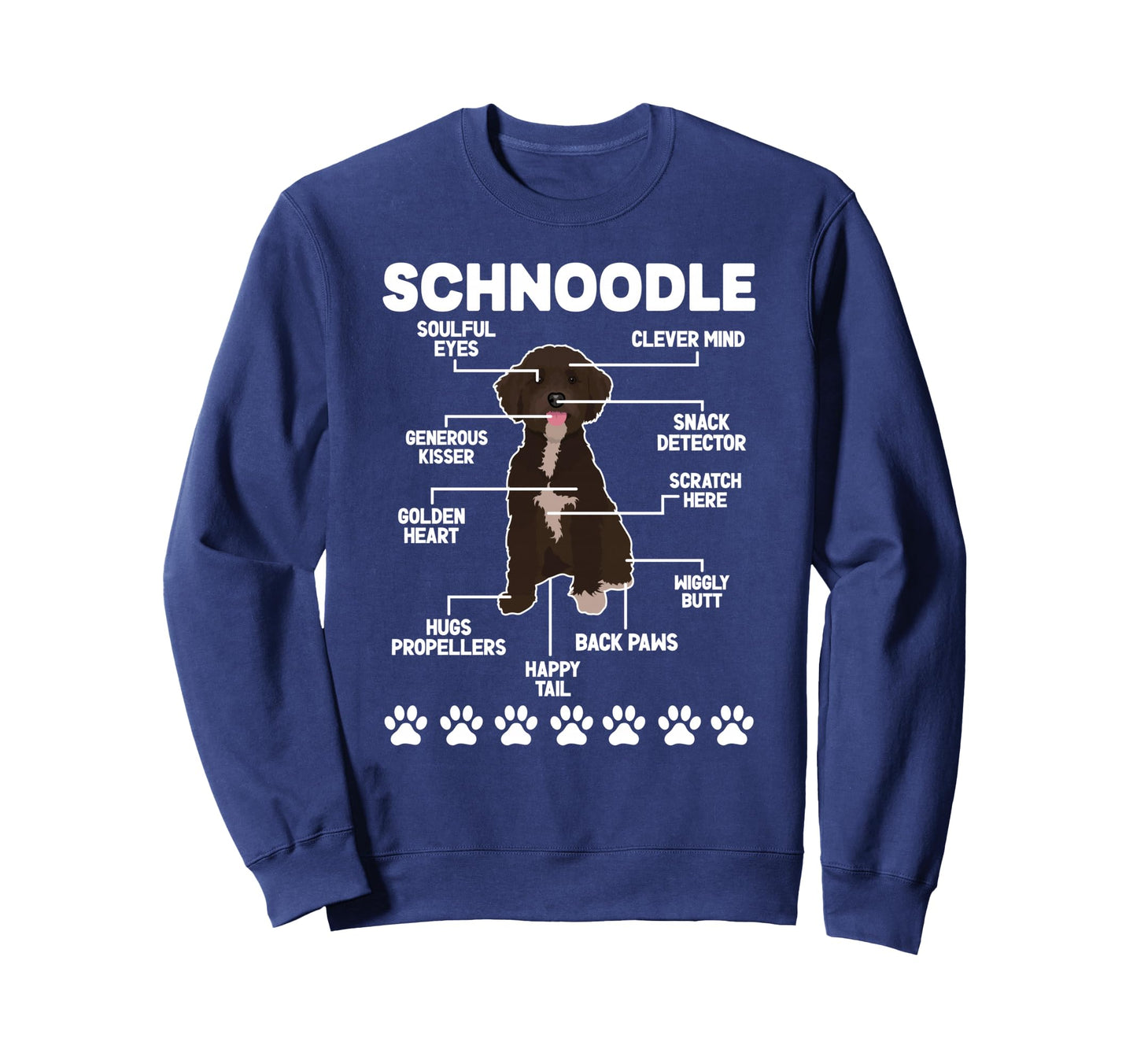 Schnoodle Mom Schnoodle Dad Sweatshirt - Casual Everyday Wear for Adults - T-Shirt, Sweatshirt, Hoodie
