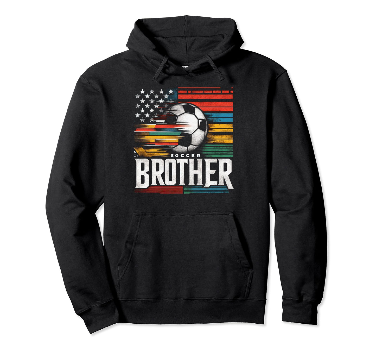 Soccer Brother Family Matching Team Hoodie - Streetwear Style Unisex - T-Shirt, Sweatshirt, Hoodie