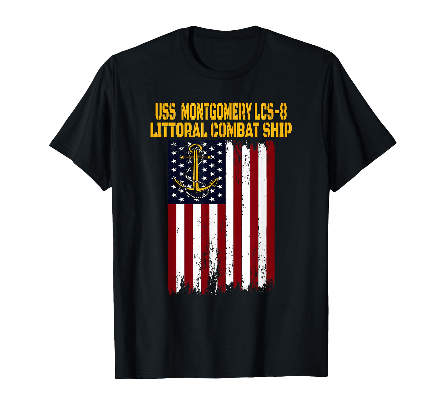 Uss Montgomery Lcs 8 Littoral Combat T-Shirt - Streetwear Style Men Women - T-Shirt, Sweatshirt, Hoodie