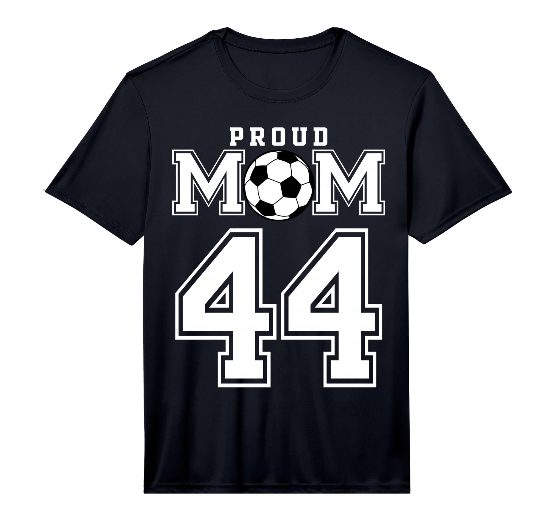 Number 44 Custom Proud Soccer Futbol T-Shirt - Unique Graphic for Adults - T-Shirt, Sweatshirt, Hoodie
