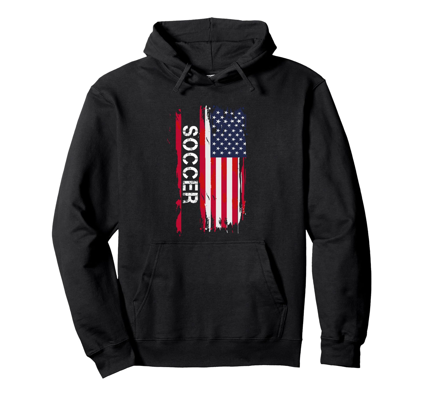 Patriotic Soccer Usa Flag T-Shirt - Minimalist Print Men Women - T-Shirt, Sweatshirt, Hoodie
