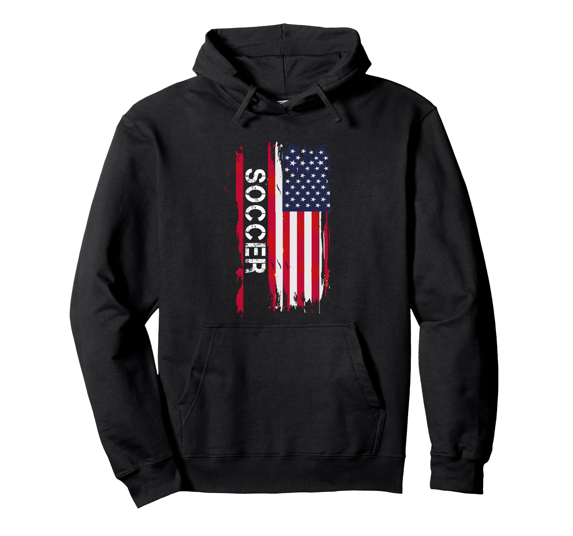 Patriotic Soccer Usa Flag T-Shirt - Minimalist Print Men Women - T-Shirt, Sweatshirt, Hoodie