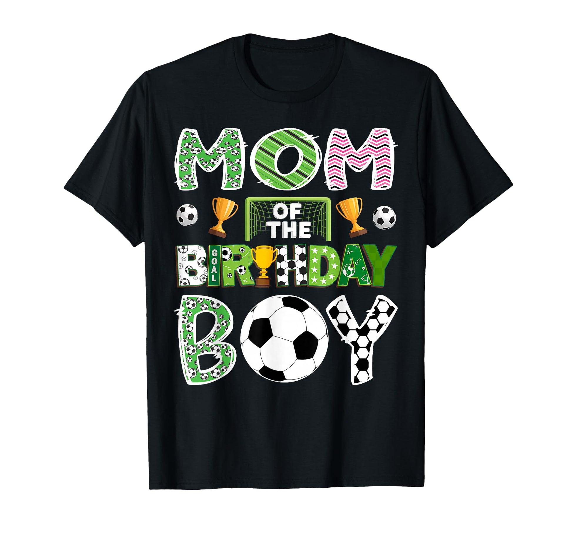 Mom Birthday Soccer Player Game Day T-Shirt - Aesthetic Graphic Men Women - T-Shirt, Sweatshirt, Hoodie